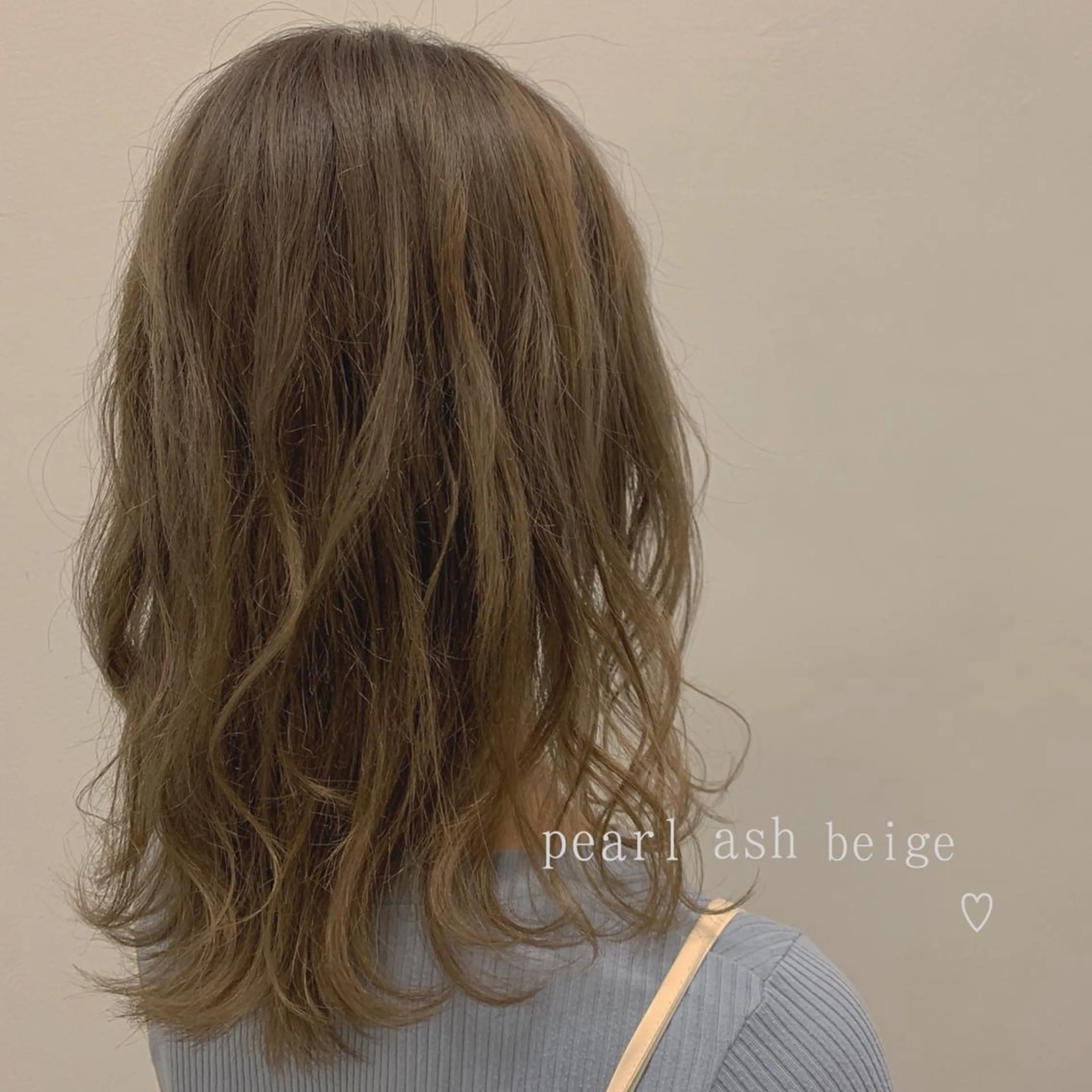 セミロング カラー ベージュカラー stylist/ボブ ことの/韓国レイヤーのヘアスタイル