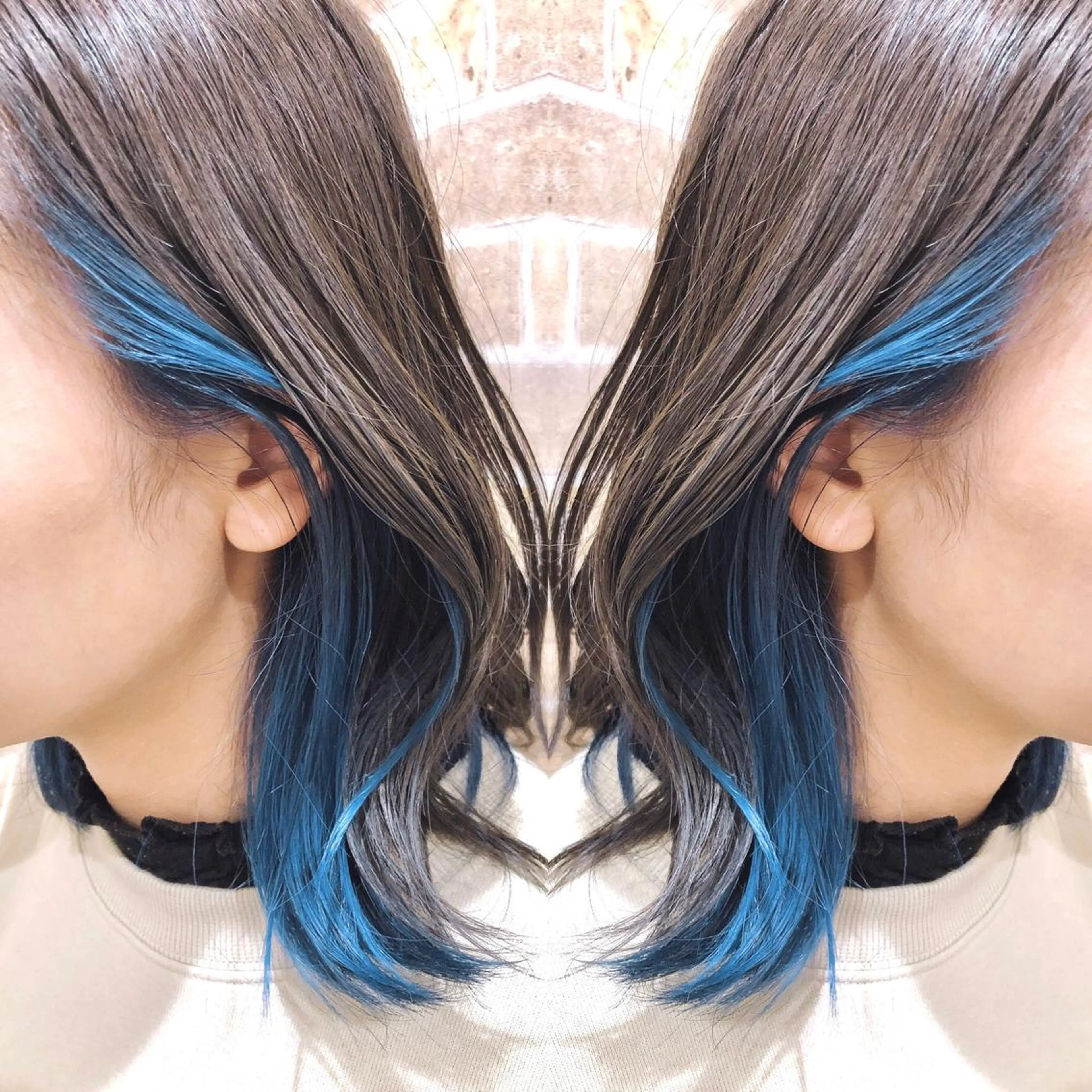 ミディアム ヘアカラー トリートメント 大山 亮　　【髪質改善】のヘアスタイル