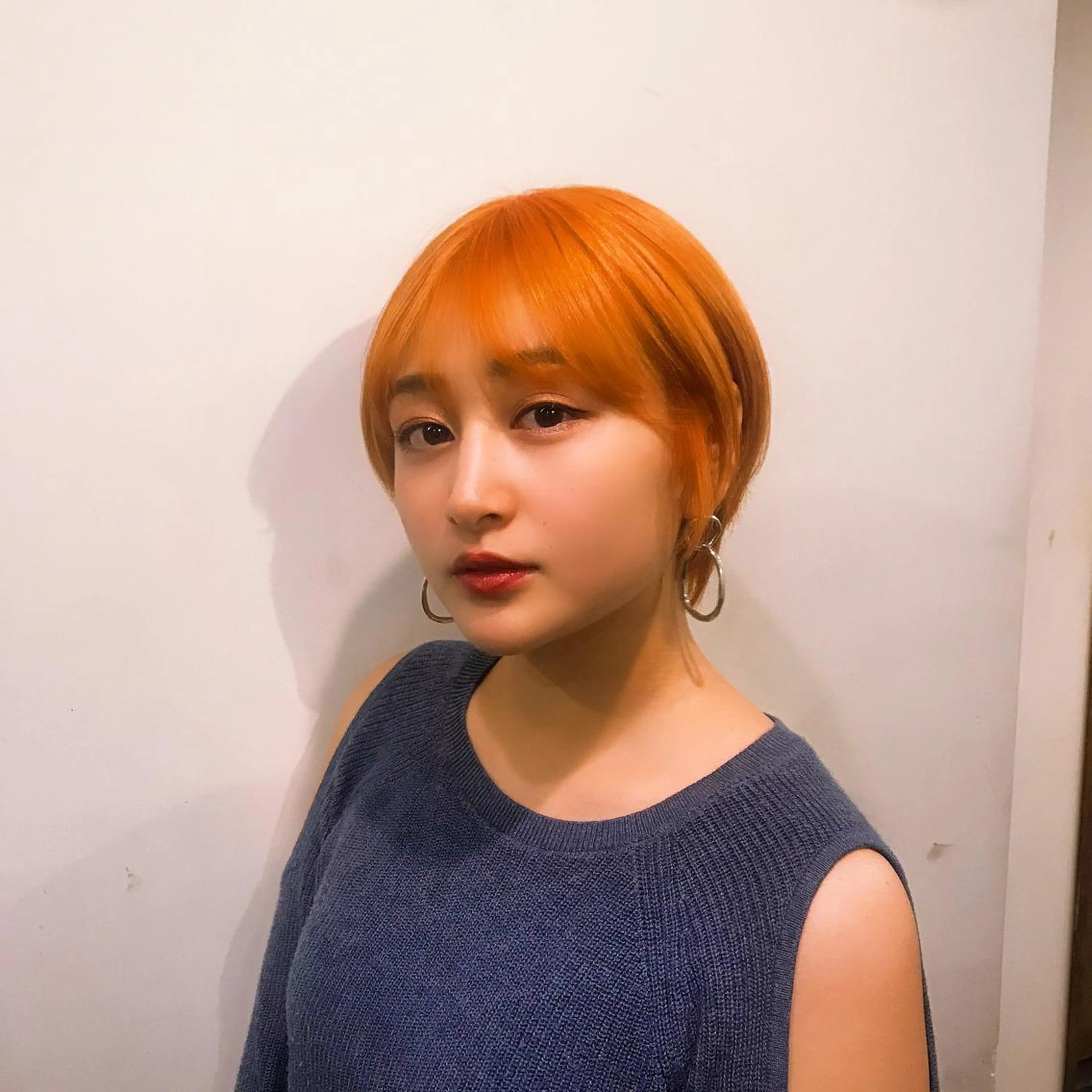 ショート カラー 縮毛矯正専門店店長 佐々木動画モデル募集のヘアスタイル