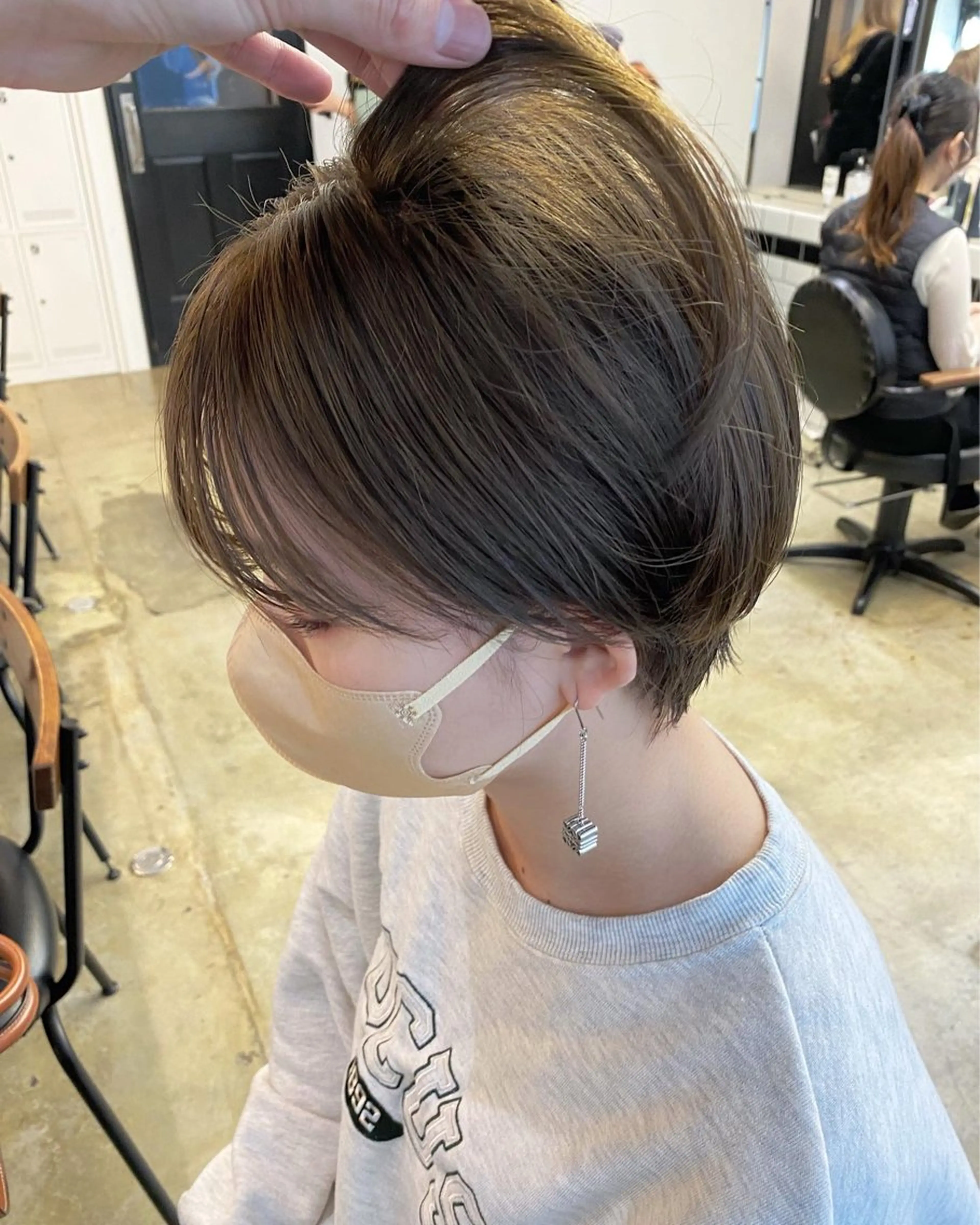 ショート カラー カット ヘアカラー トリートメント 🟩くすみカラー/ボ ブ/ショート/大司のヘアスタイル