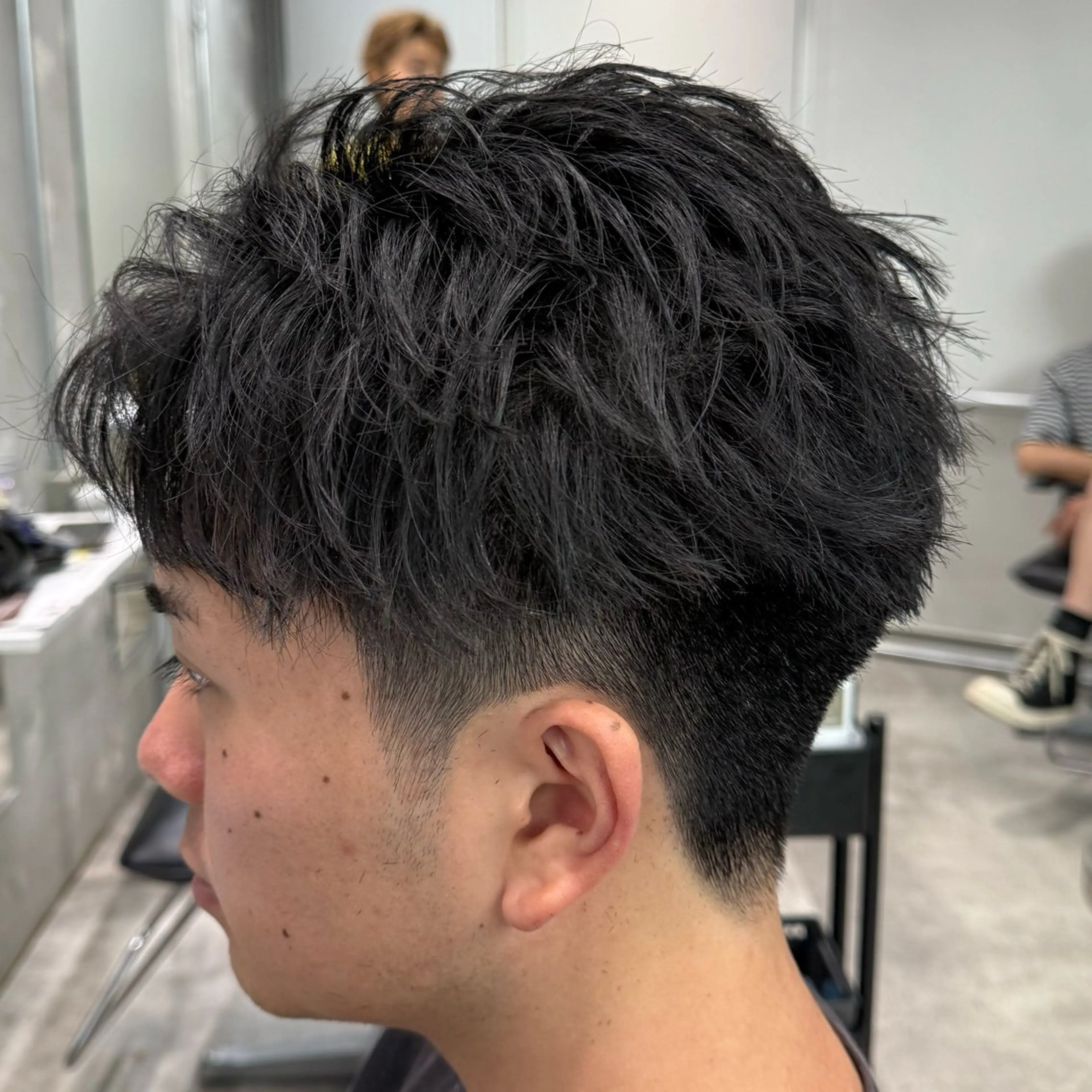 ショート メンズ ショートヘア カット 👑原宿メンズパーマ /原宿/かずま👑のヘアスタイル