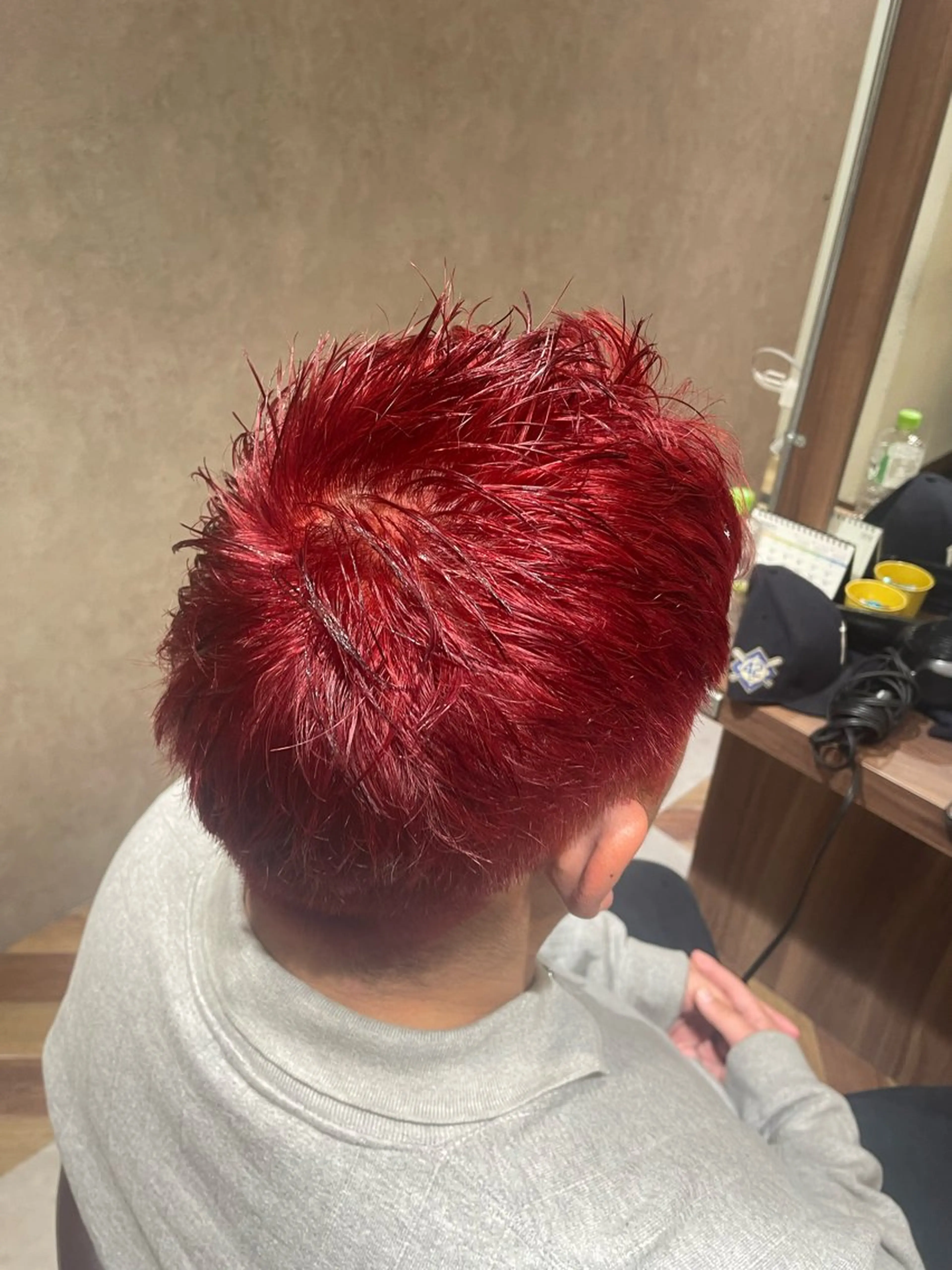 ショート カラー メンズ 平木 悠葵のヘアスタイル