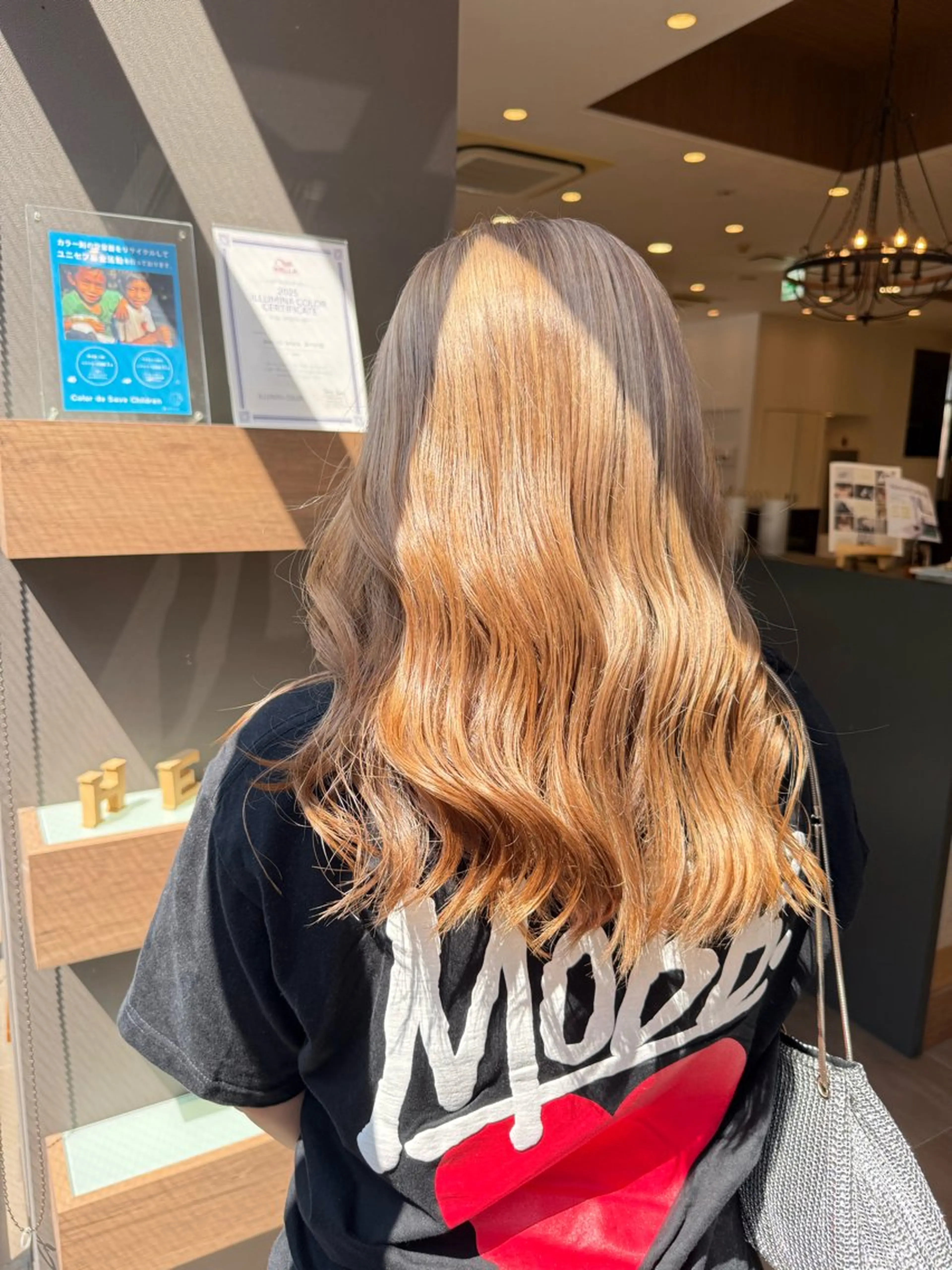 ☘ブリーチありWcolor☘Aujua4stepトリートメント付き！の写真