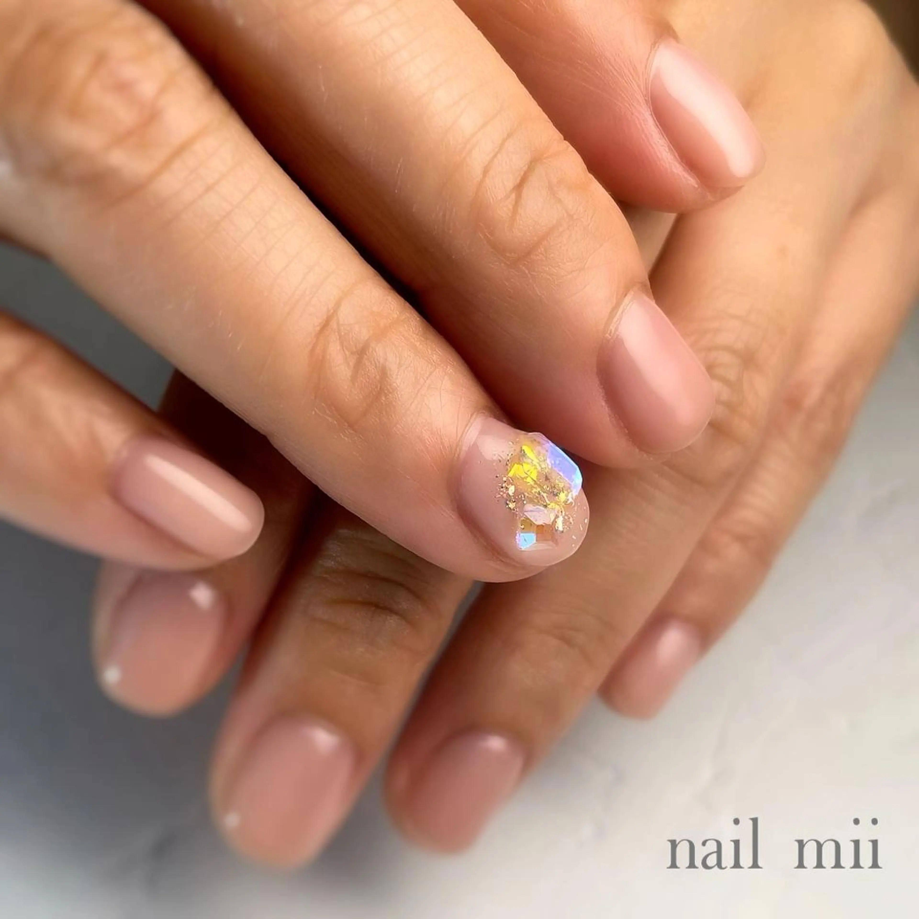 ネイル ストーンネイル nail mii HIROMIのネイルデザイン