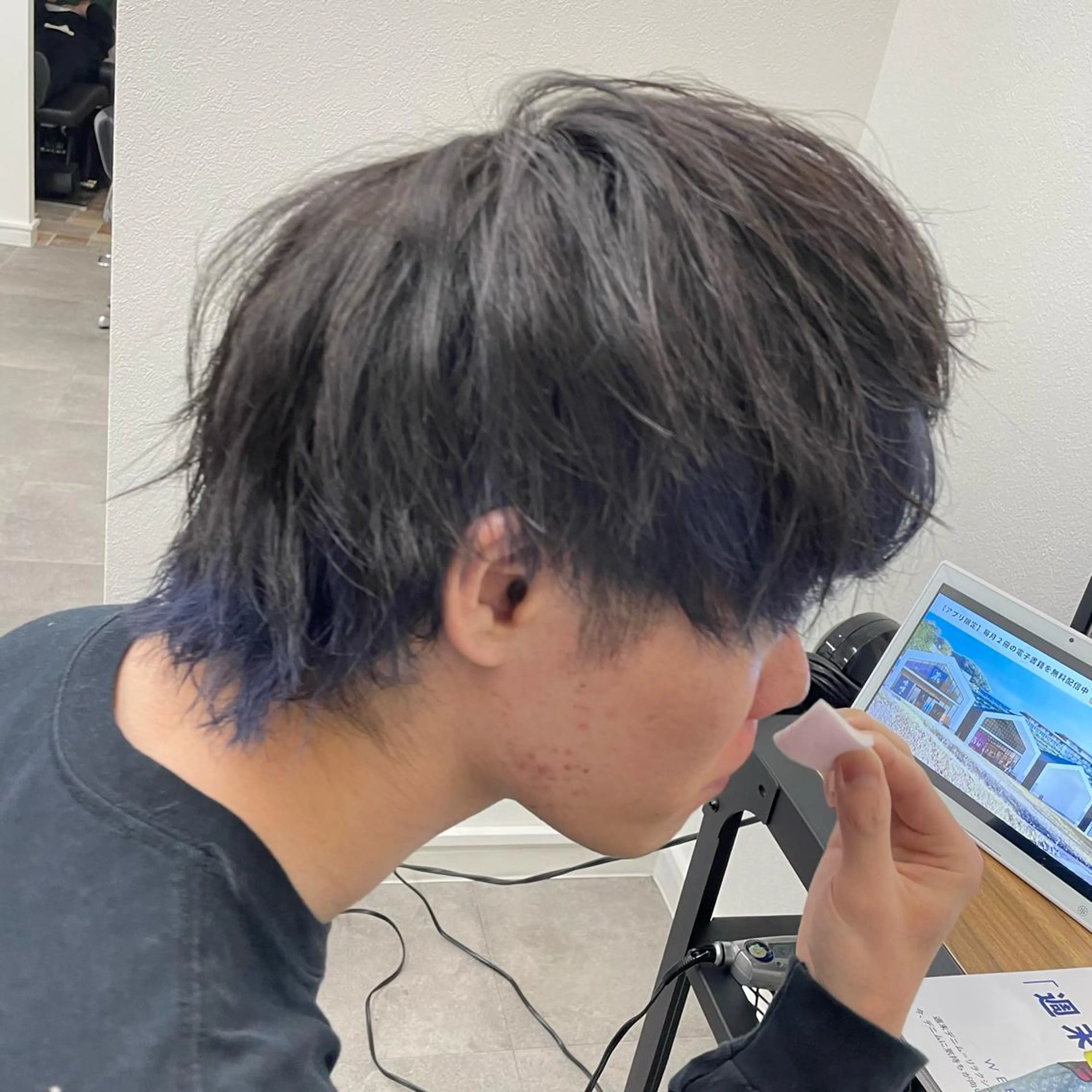 ショート カラー メンズ ツートーンカラー 高槻/大学生にも人気 🥰ルービック高槻のヘアスタイル