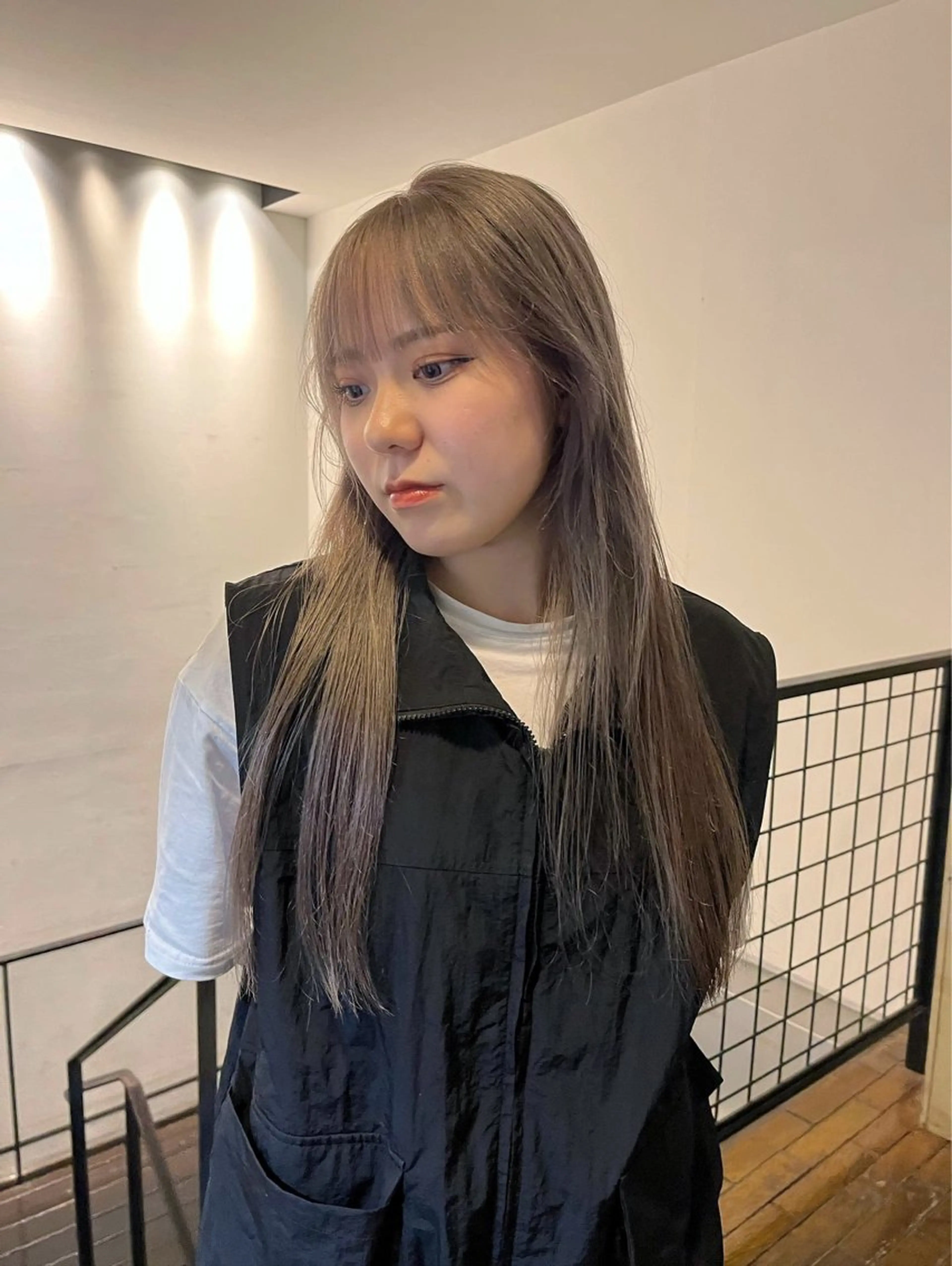 ロング カラー aya/ブリーチ/ ボブ/ショートのヘアスタイル