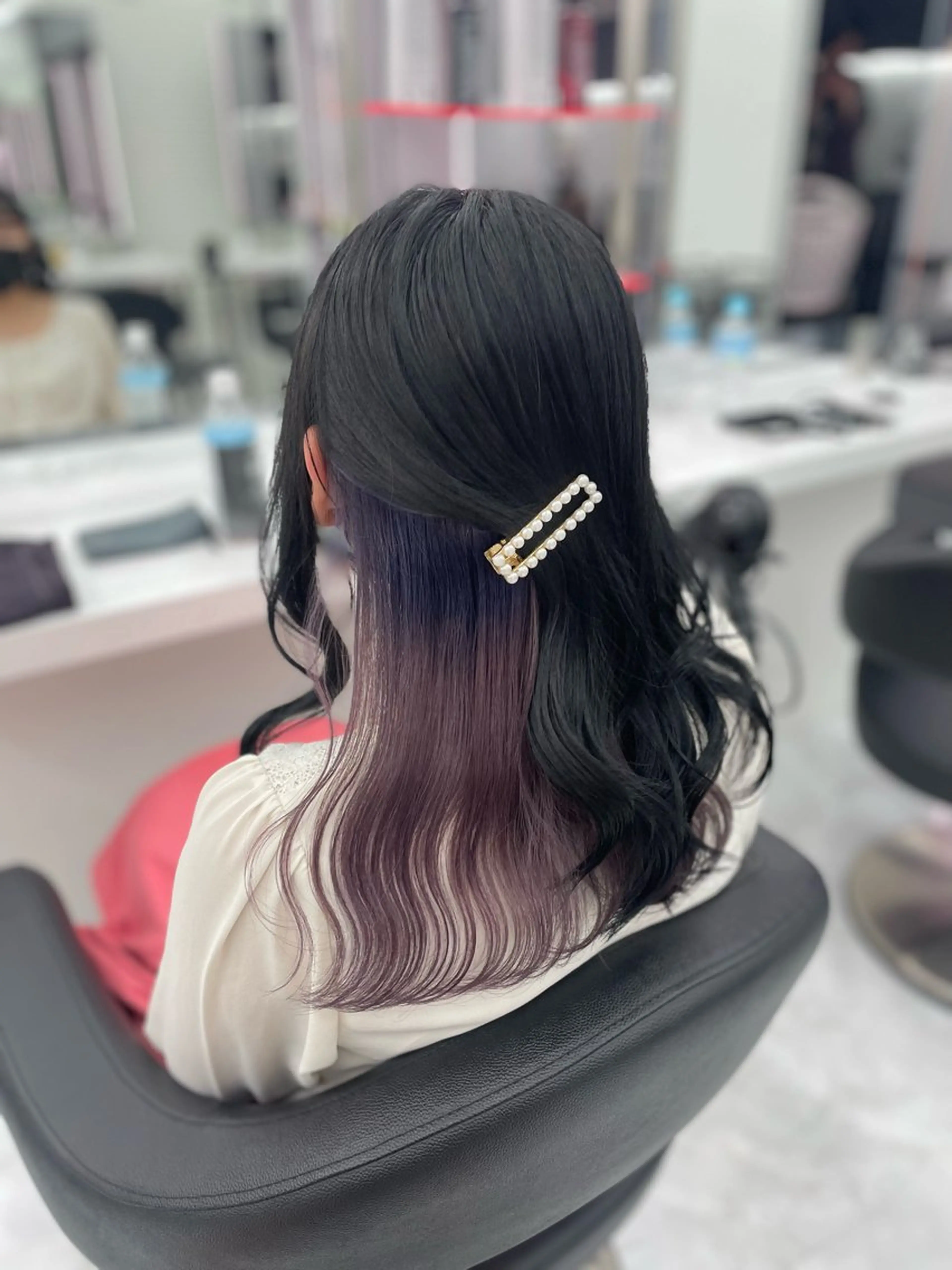 セミロング カラー ヘアアレンジ 💖似合わせカラー レイヤー💖ブリーチのヘアスタイル