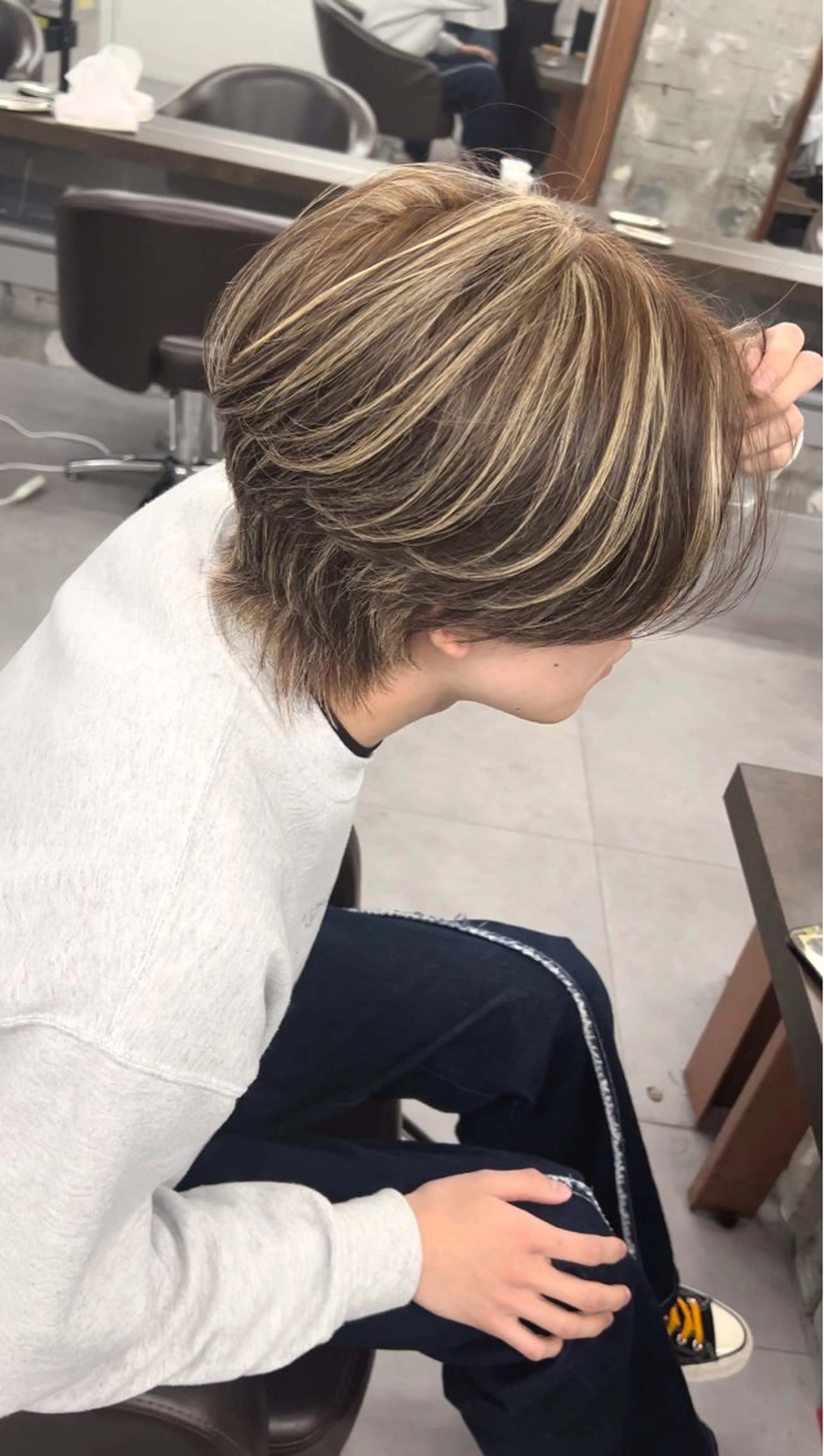 メンズコントラストハイライト✨️の写真