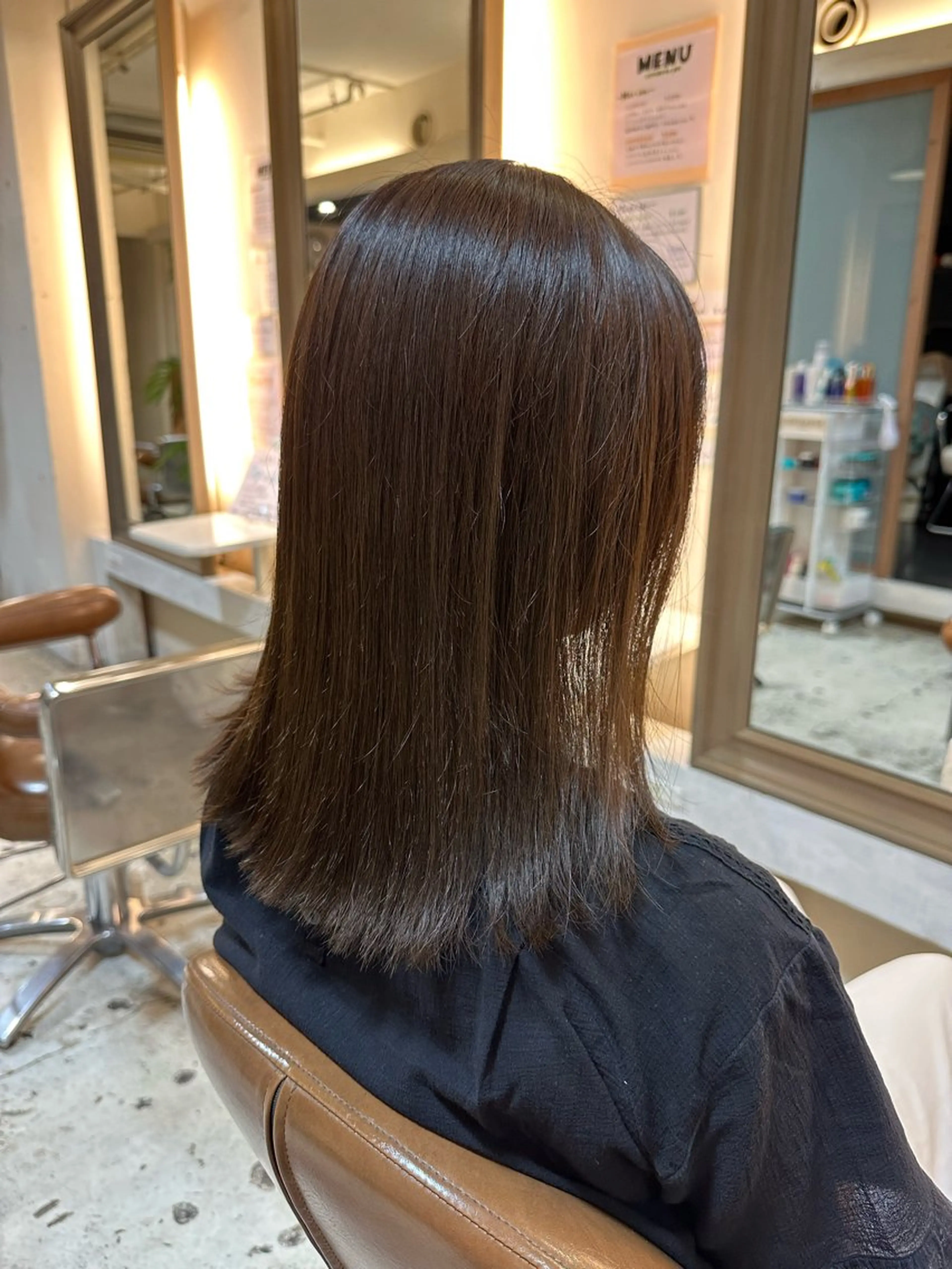 ミディアム カラー sakura カットモデル募集💖のヘアスタイル