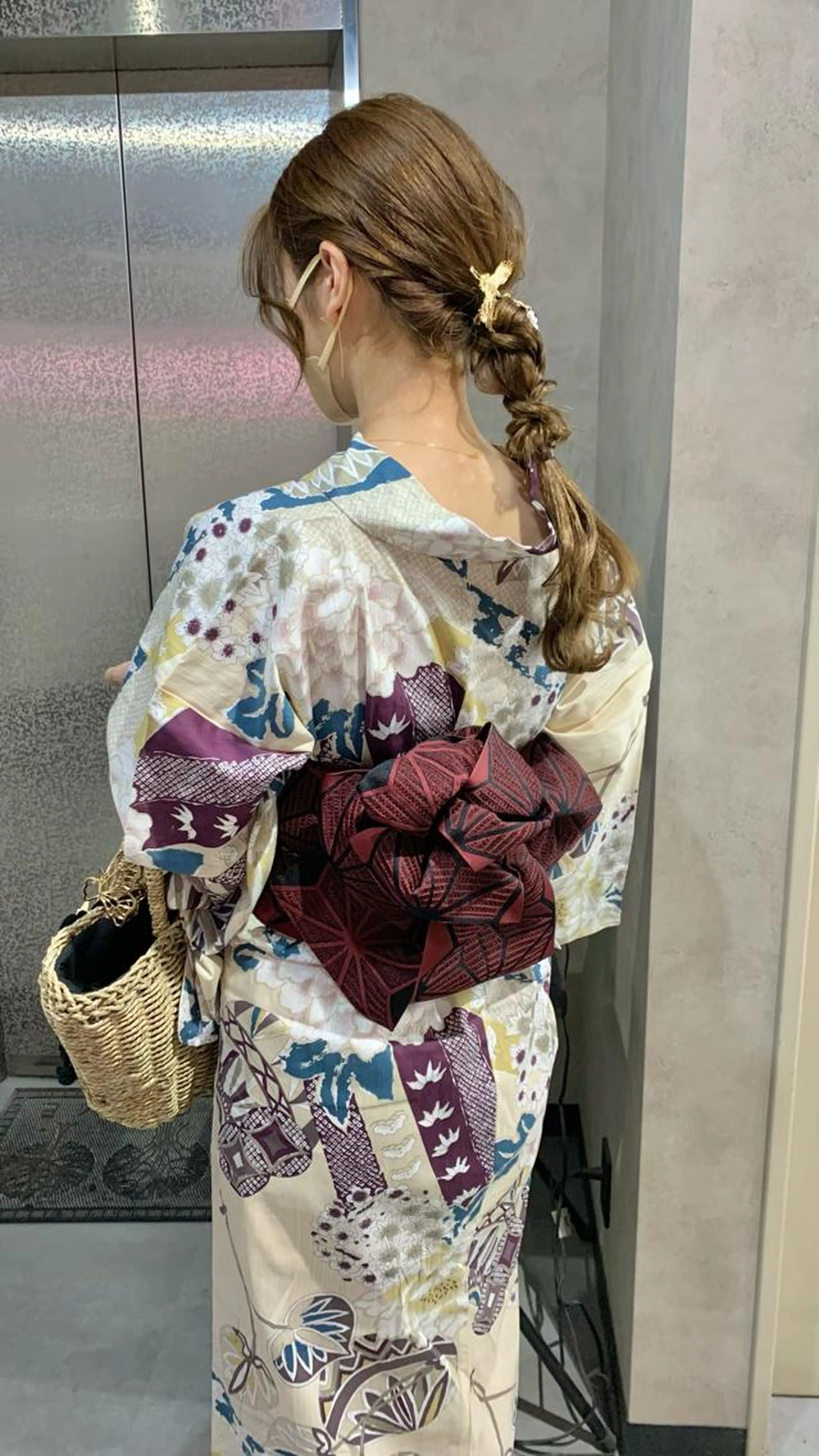 浴衣着付け&ヘアセット(11:00~17:00)⚠️注意事項をお読み下さいの写真