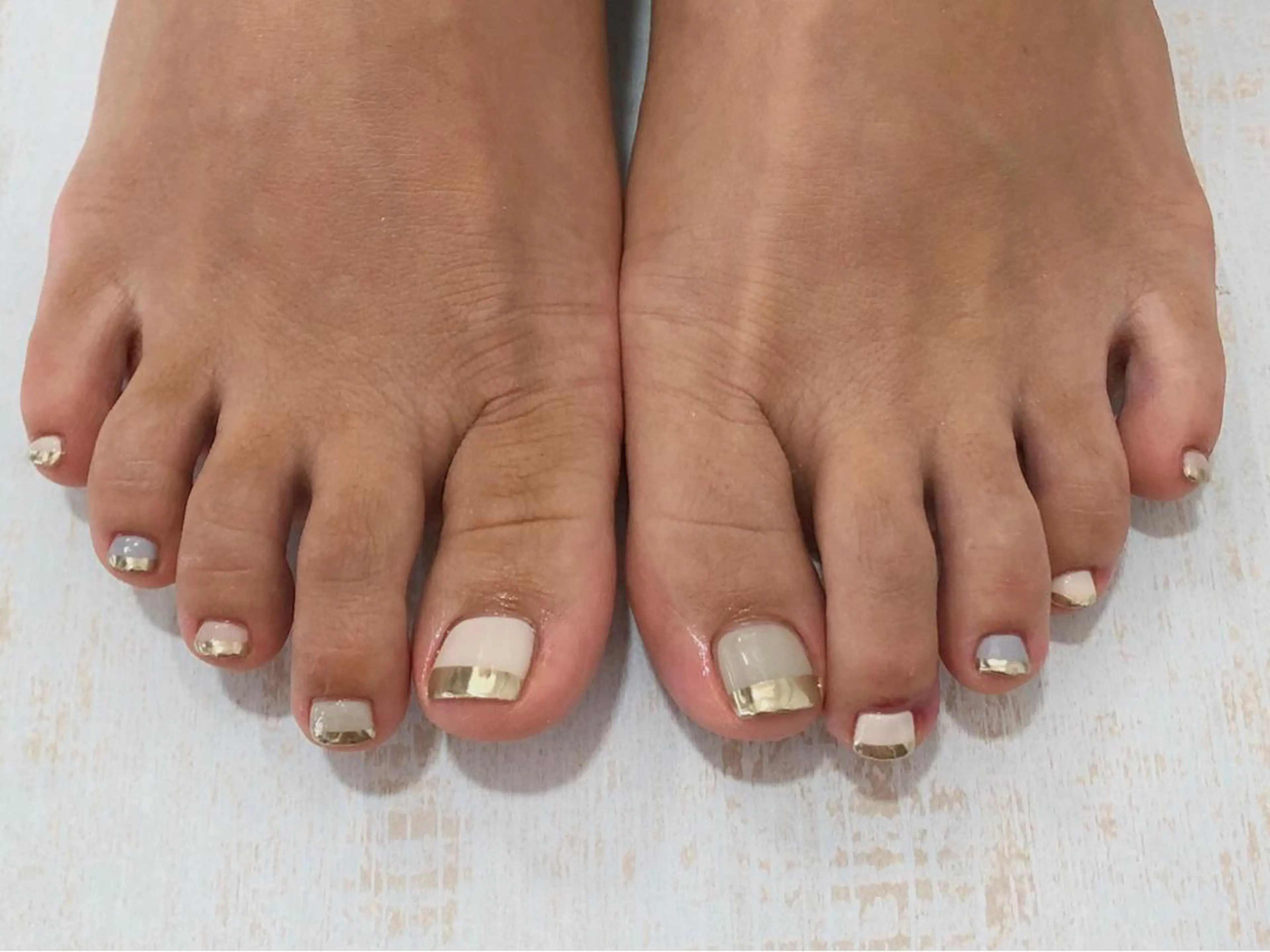 ネイル アートネイル フットネイル 𖡼 yumenoのネイルデザイン