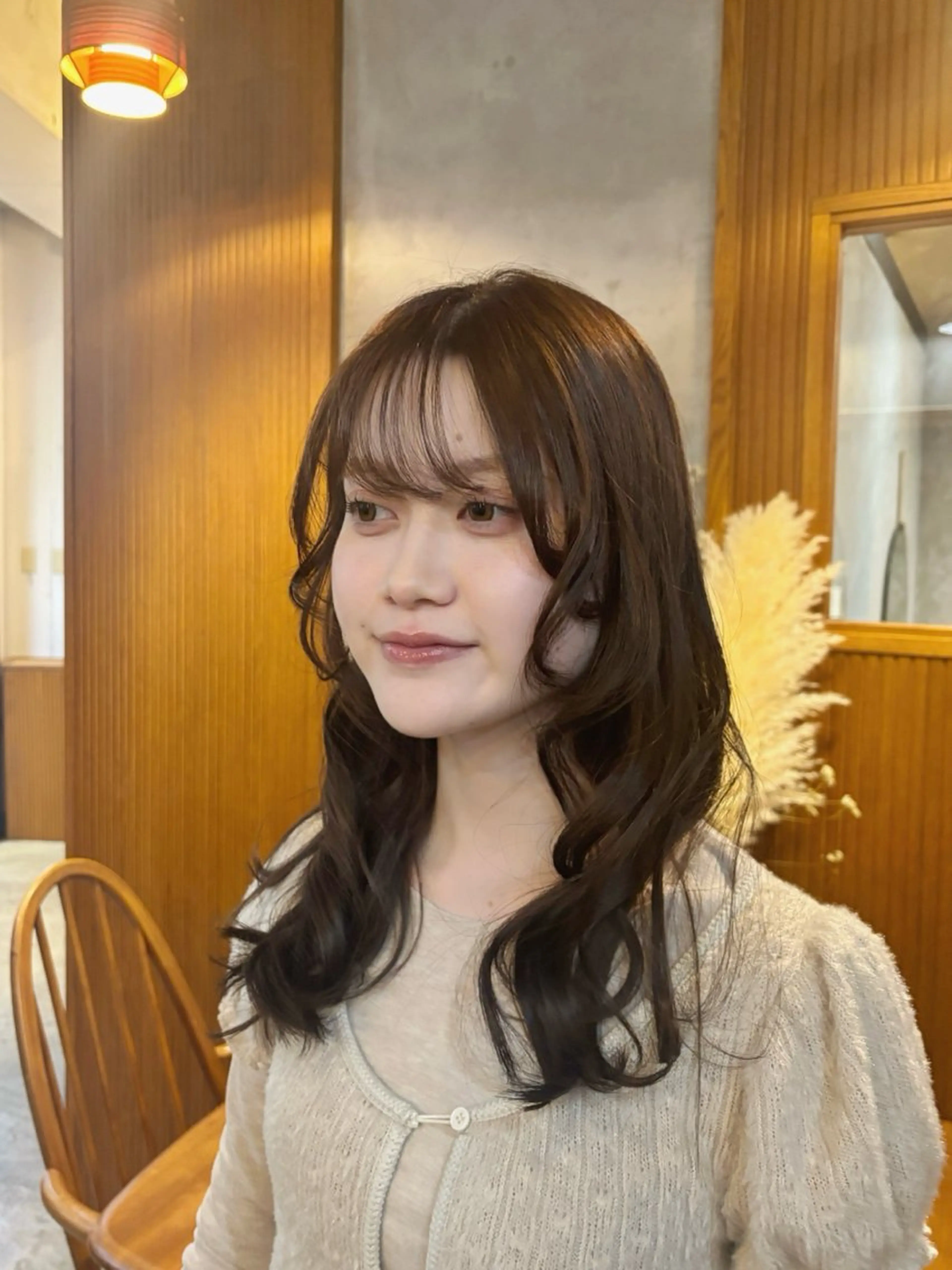 ロング カラー 透明感/暖色カラー ミウのヘアスタイル