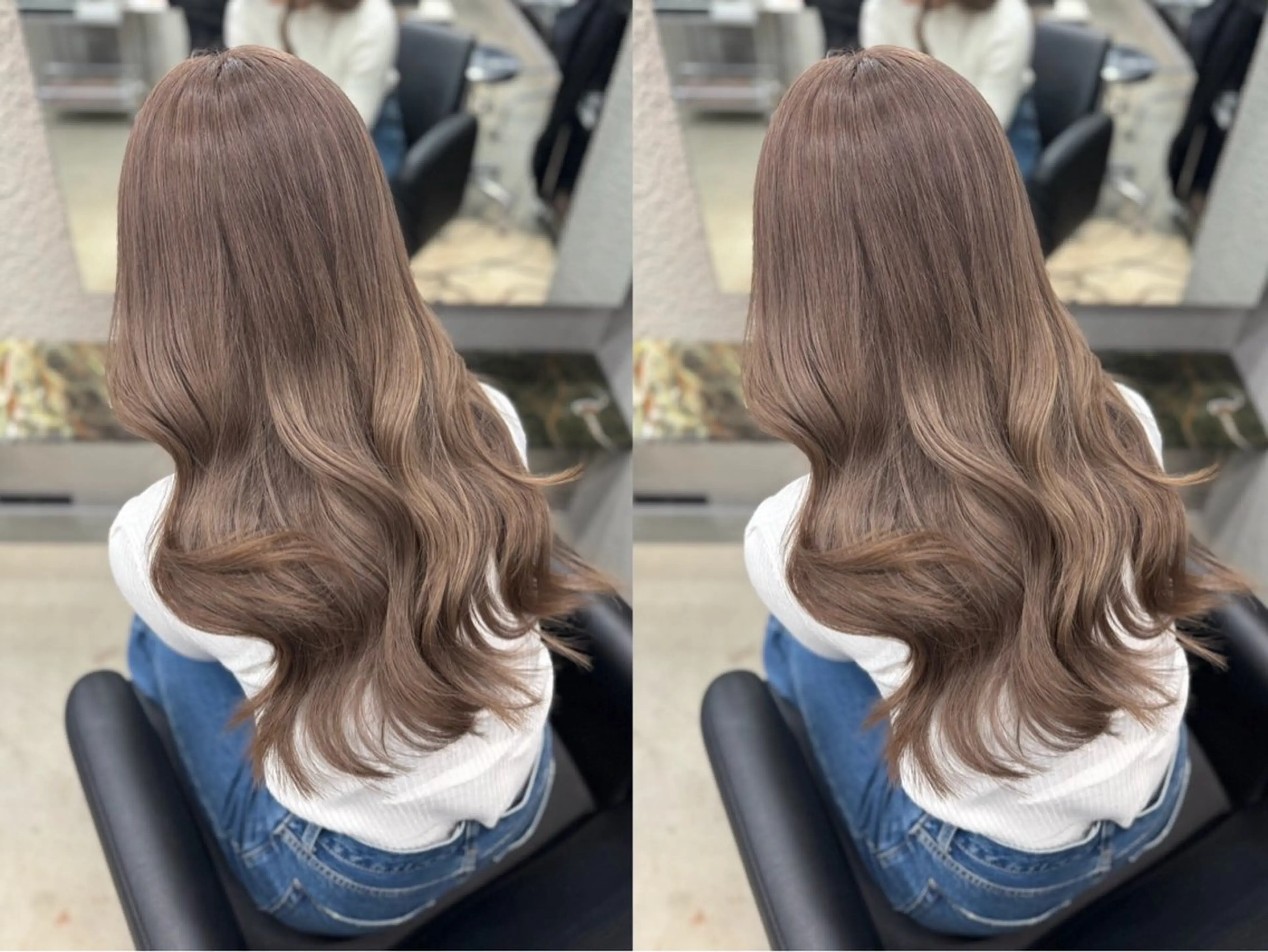 【当日予約可】🎀最高級透明感カラー＋補修トリートメント🎀¥4,600-（通常¥8,500）の写真
