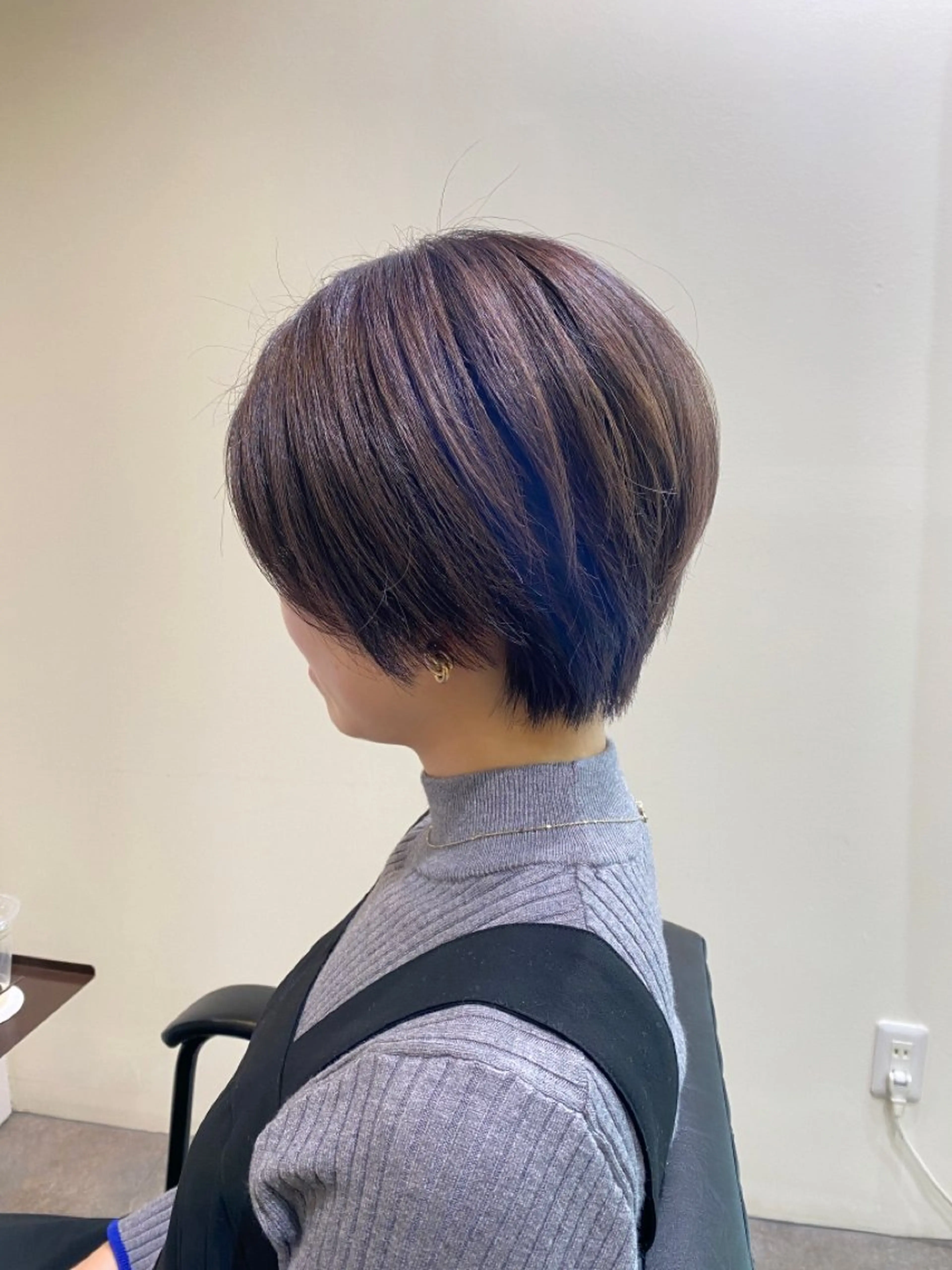 ショート ハンサムショート ショートヘア ✨弱酸性縮毛/艶々✨ 髪質改善Mai🌟のヘアスタイル