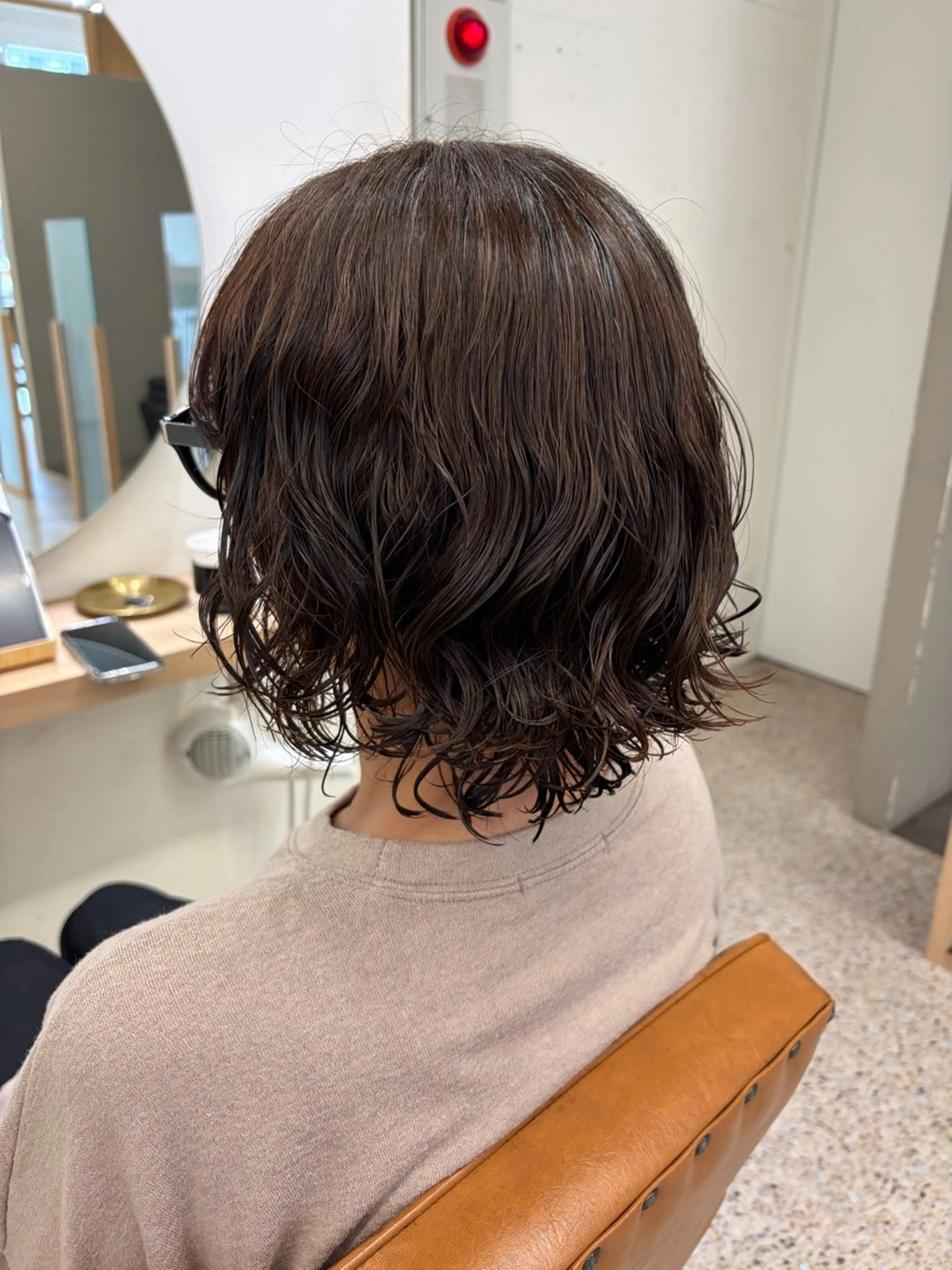 ミディアム カット パーマ ユニカバイミリー MISAKI🫧のヘアスタイル
