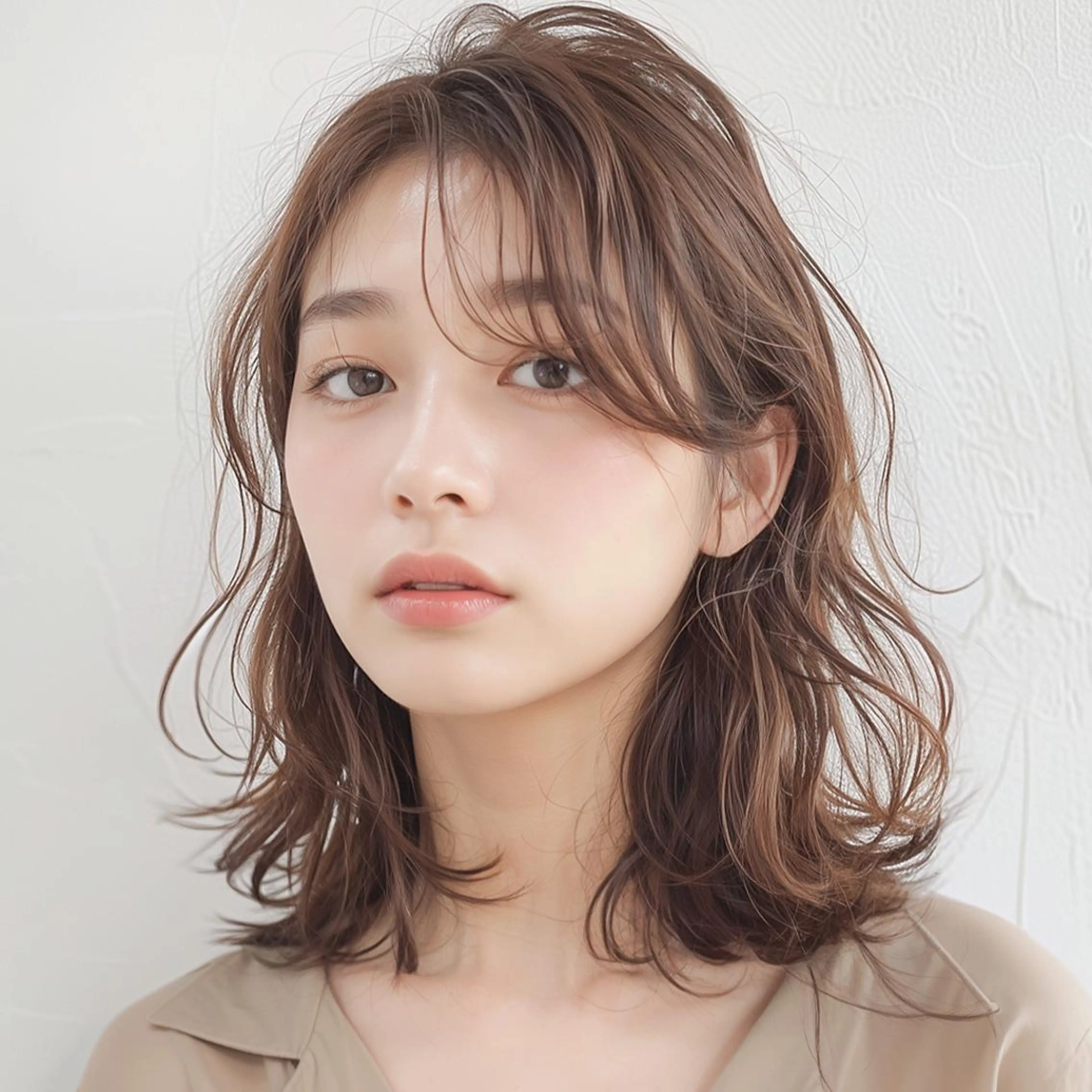 ミディアム 似合わせ✨透明感🫧 佐藤優斗のヘアスタイル