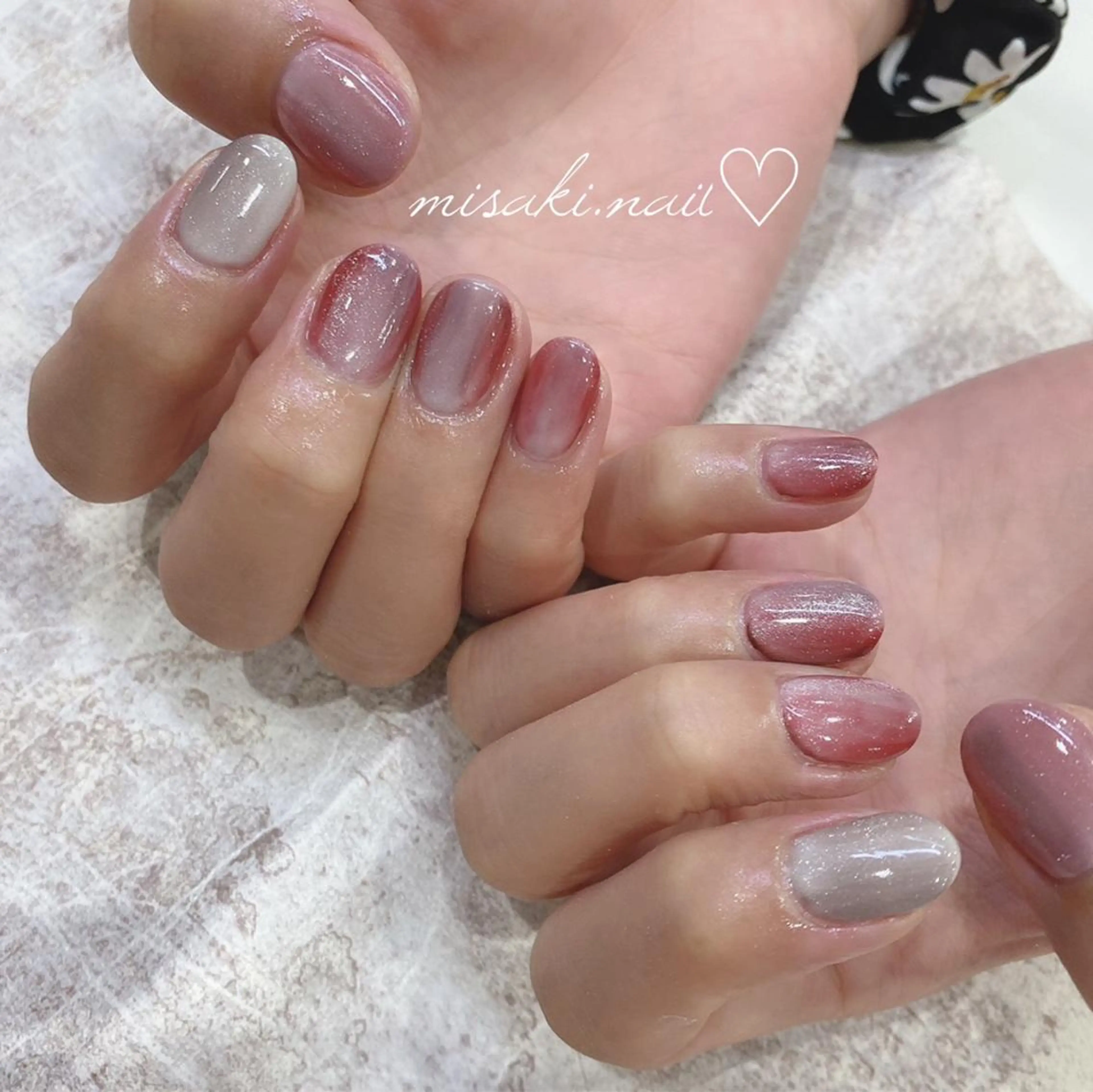 ネイル 韓国ネイル ワンホンネイル ハンドネイル nailsalon miinailsのネイルデザイン