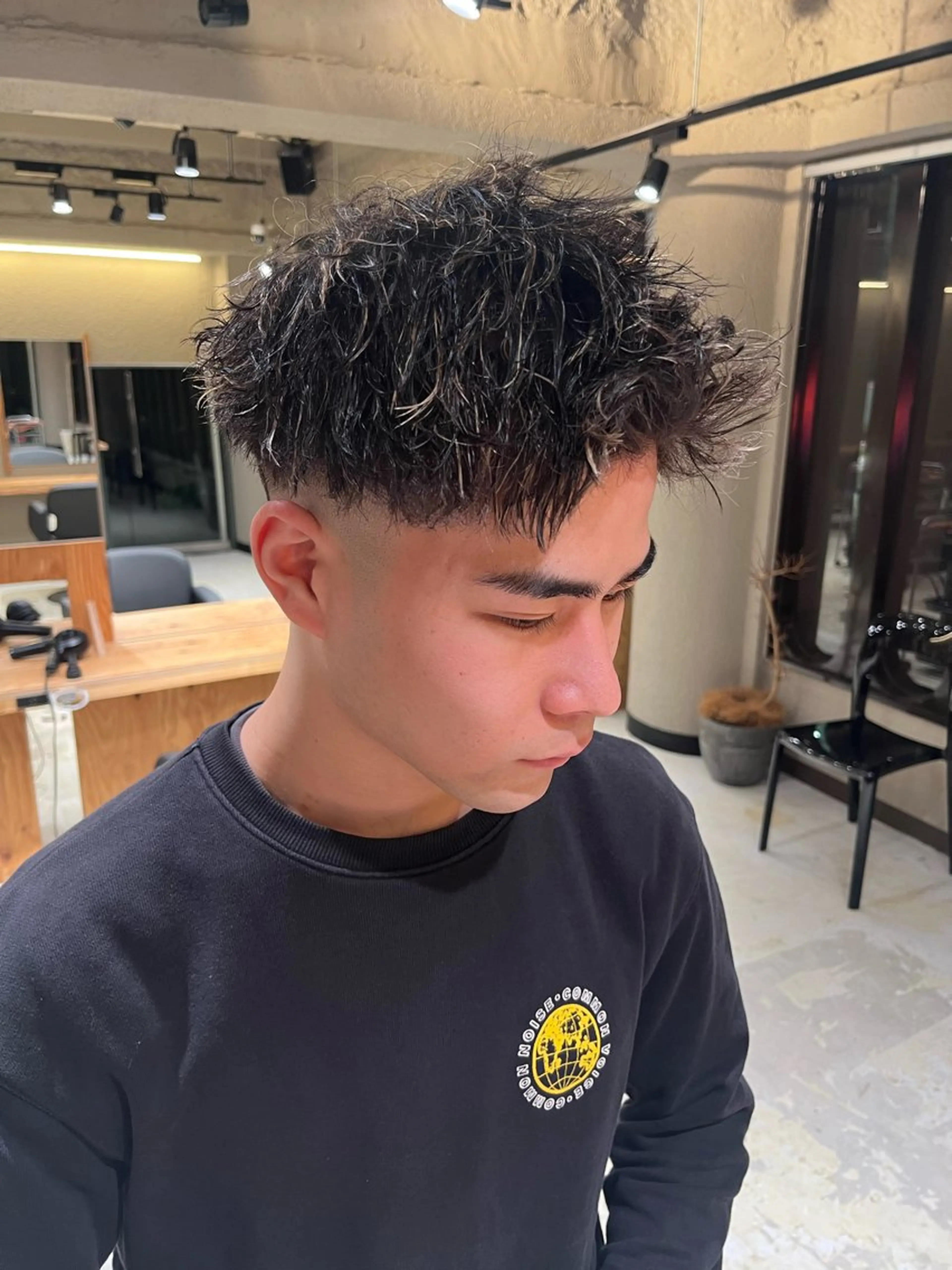 メンズ カット パーマ 🏅EIGHT難波/ 【店長】タモツのヘアスタイル