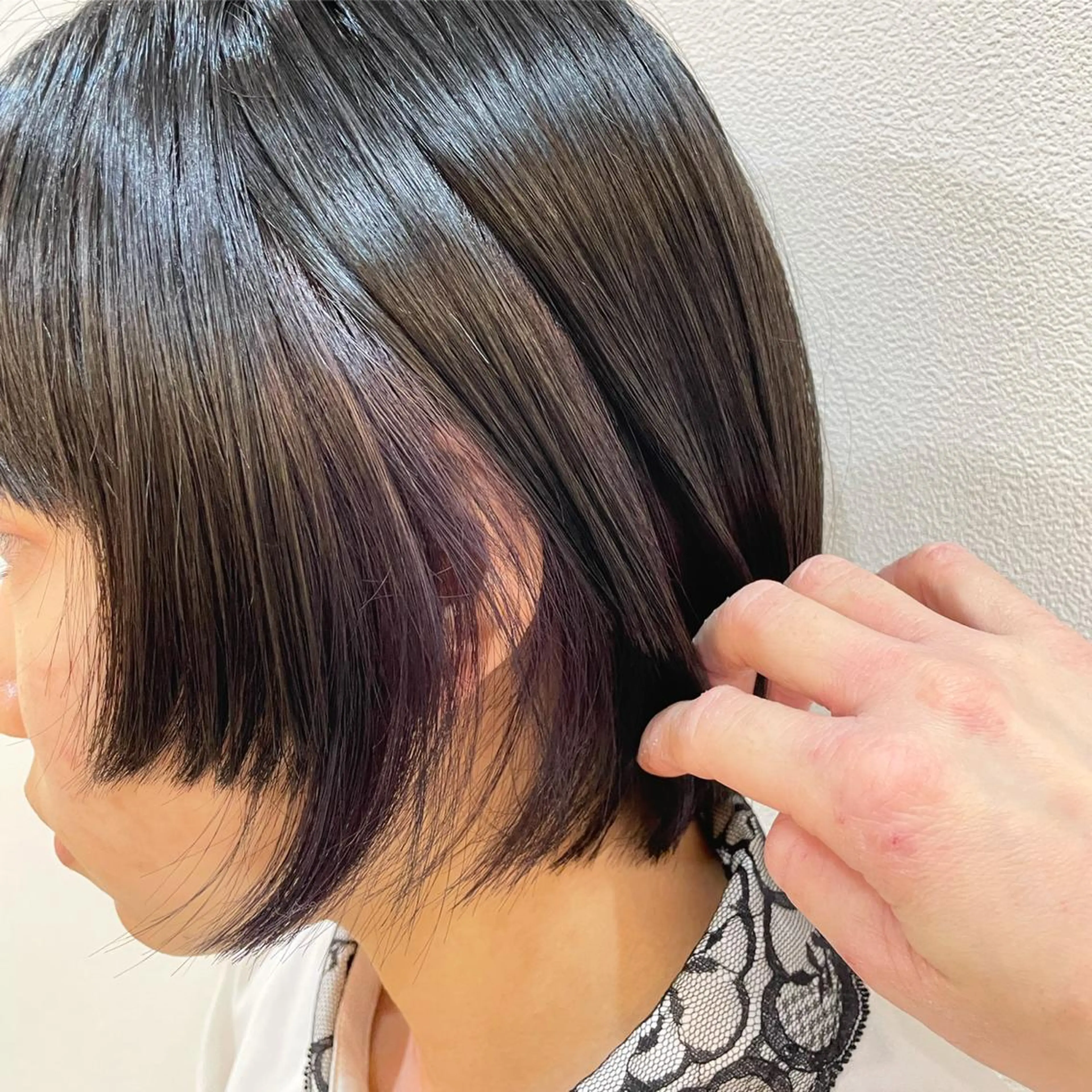 ショート カラー ヘアアレンジ ヘアカラー トリートメント リリー /Men's/パーマのヘアスタイル