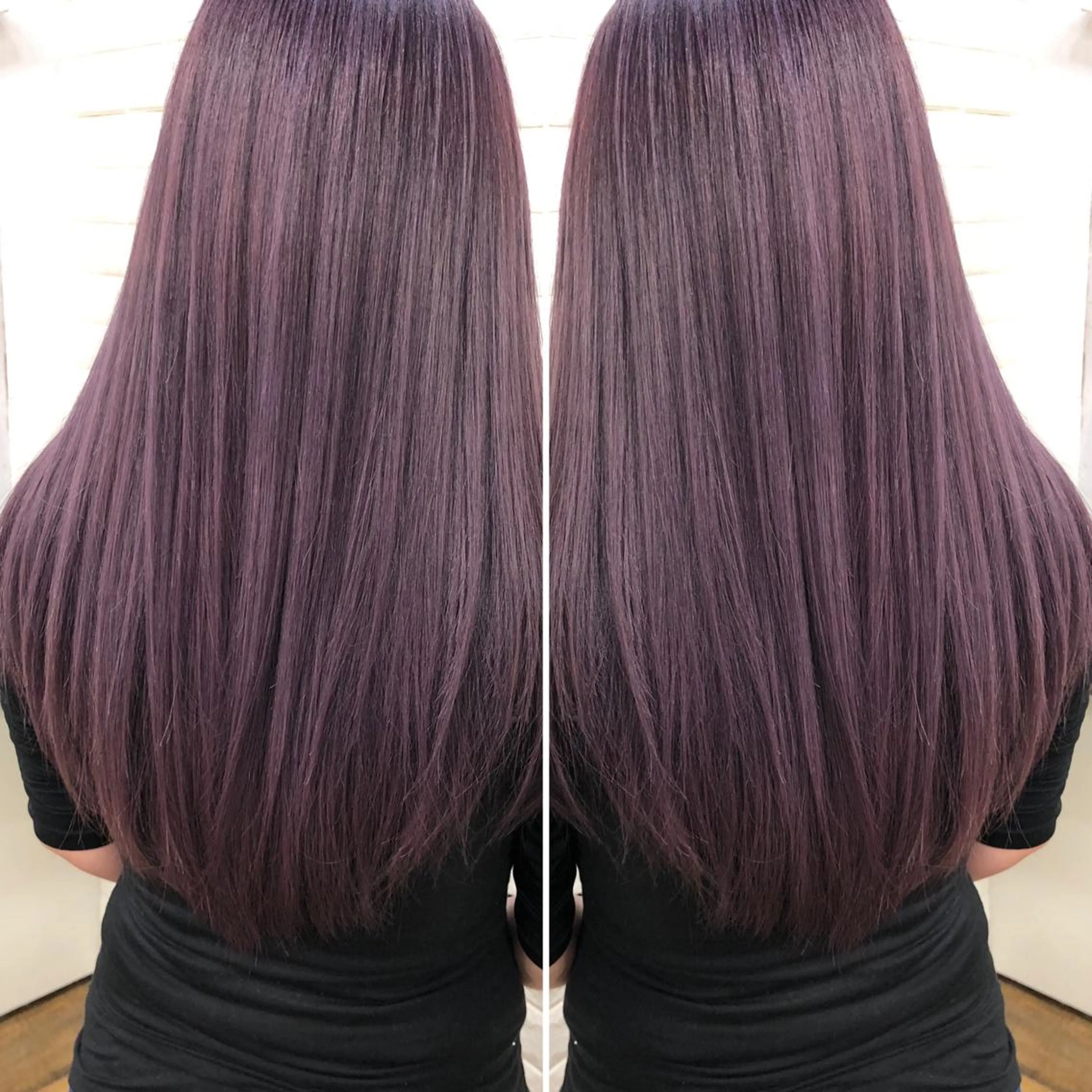 ロング カラー ブリーチ ケアブリーチ ラベンダーカラー パープルカラー カット ヘアカラー トリートメント famille所属・famille ファミーユのヘアスタイル