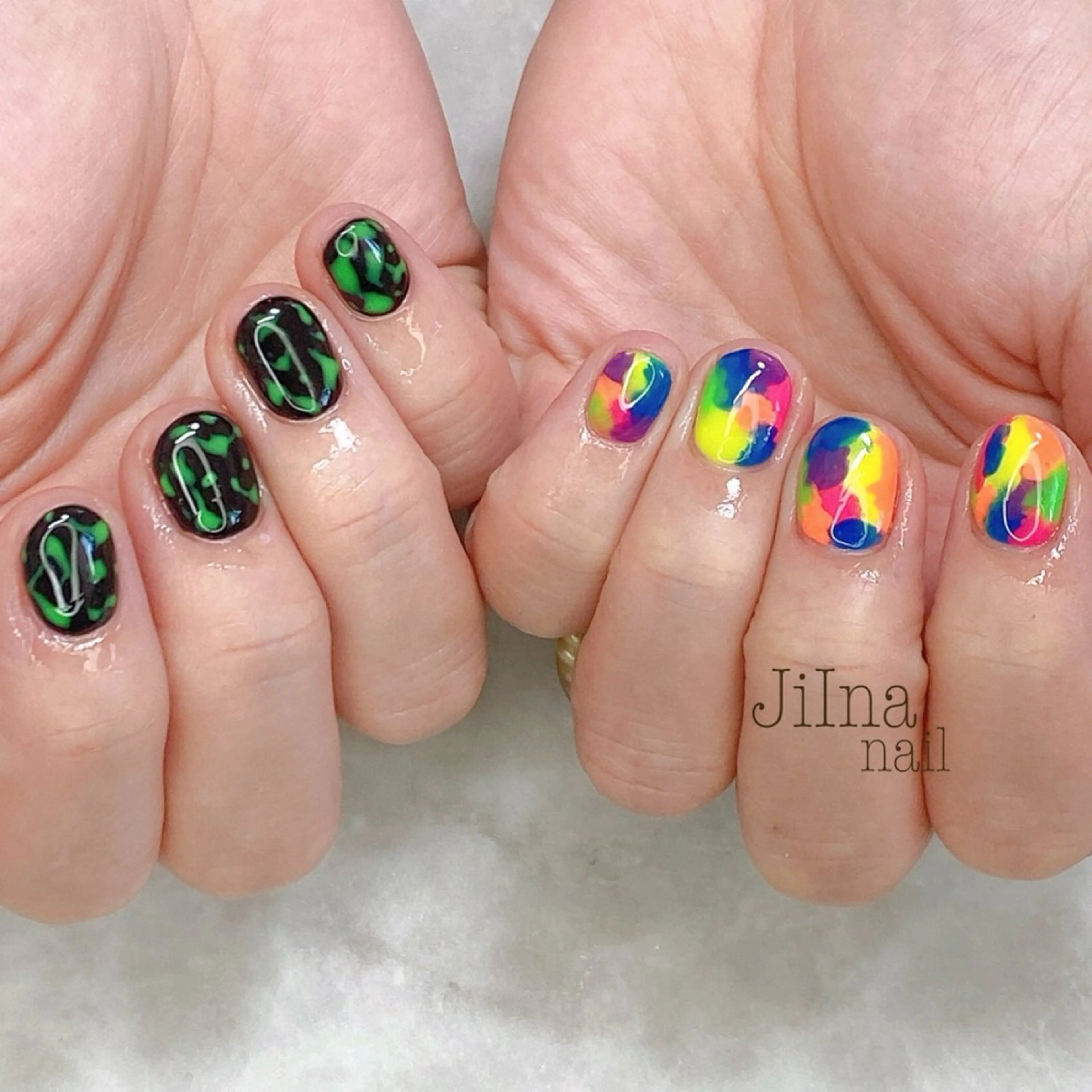 ネイル 持ち込み JiIna nailのネイルデザイン