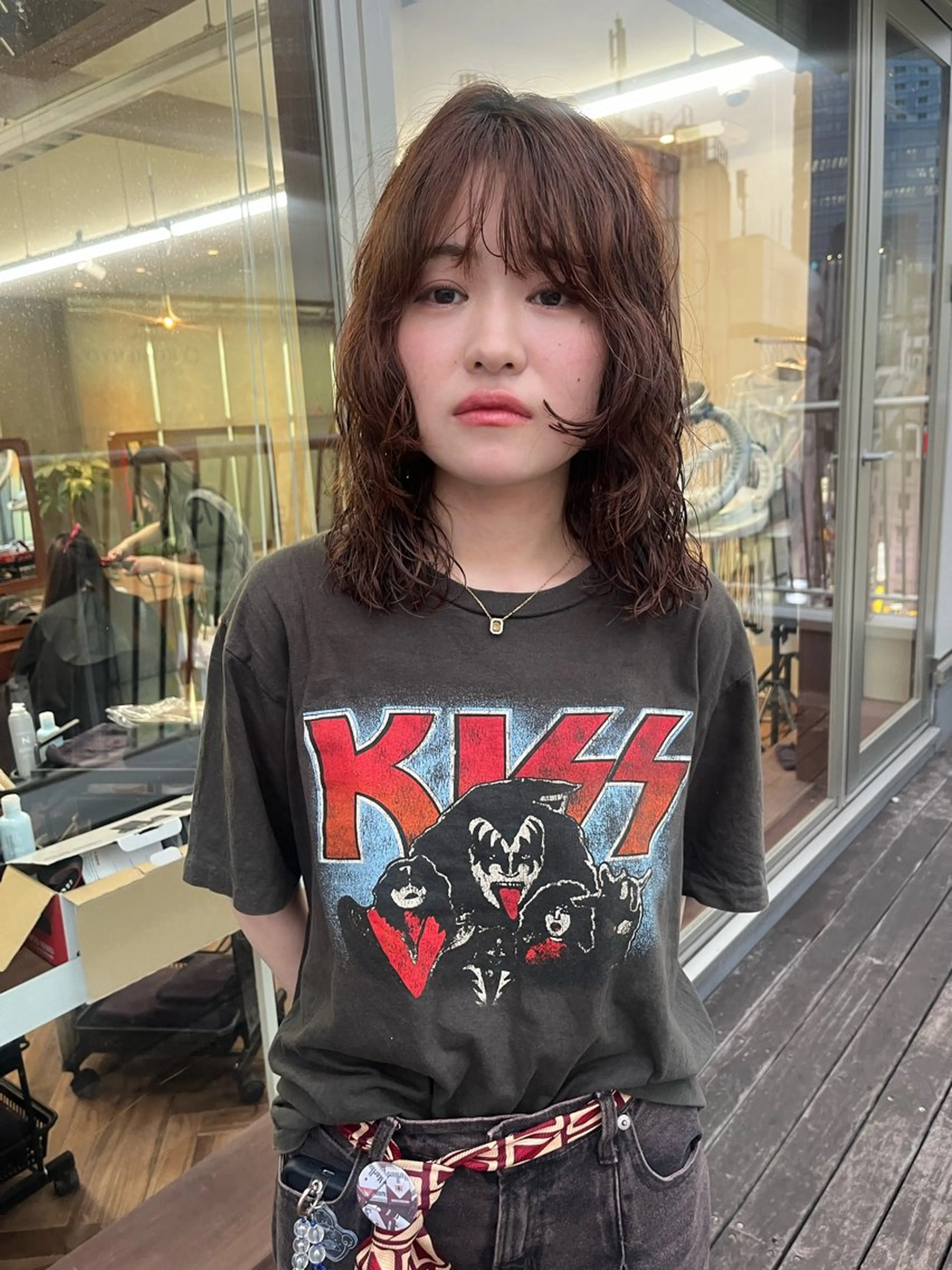 パーマ ボブパーマ/パーマ ウルフパーマのヘアスタイル