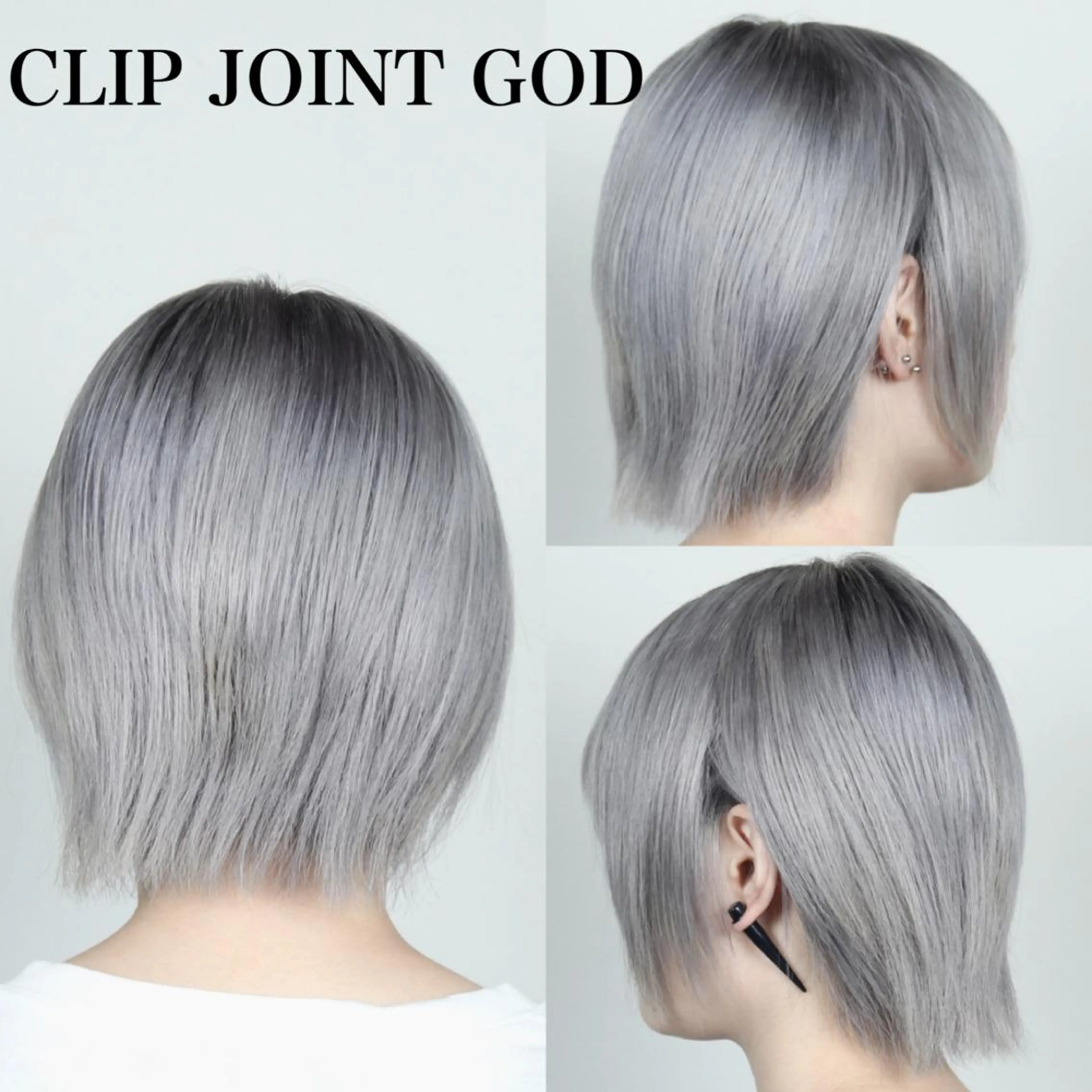 ショート カラー ハイトーンカラー シルバー 秋葉 洸平のヘアスタイル