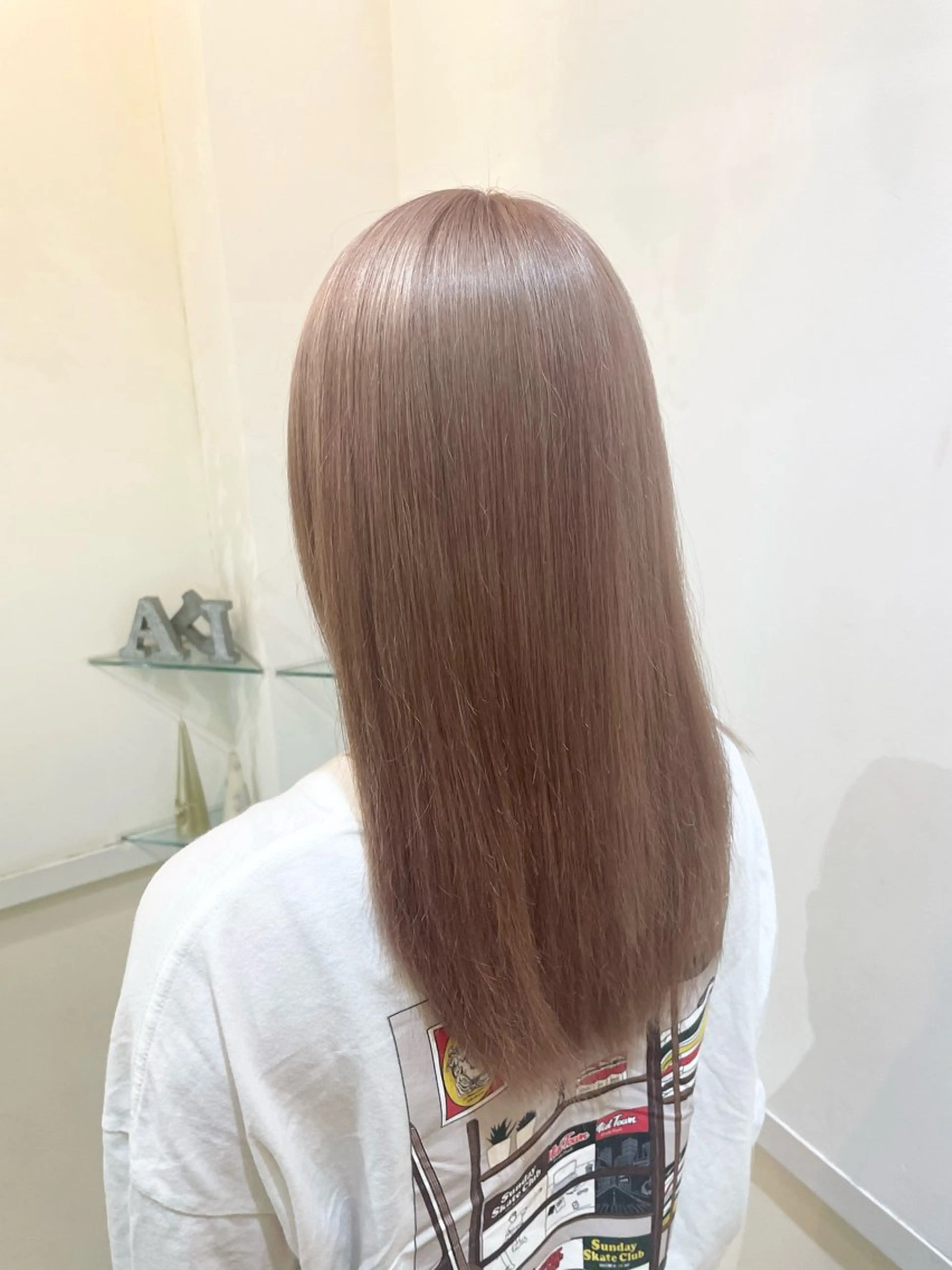 ロング カラー カット ヘアカラー トリートメント 髪質改善カラー🤍 エクステ✨君島由実子のヘアスタイル