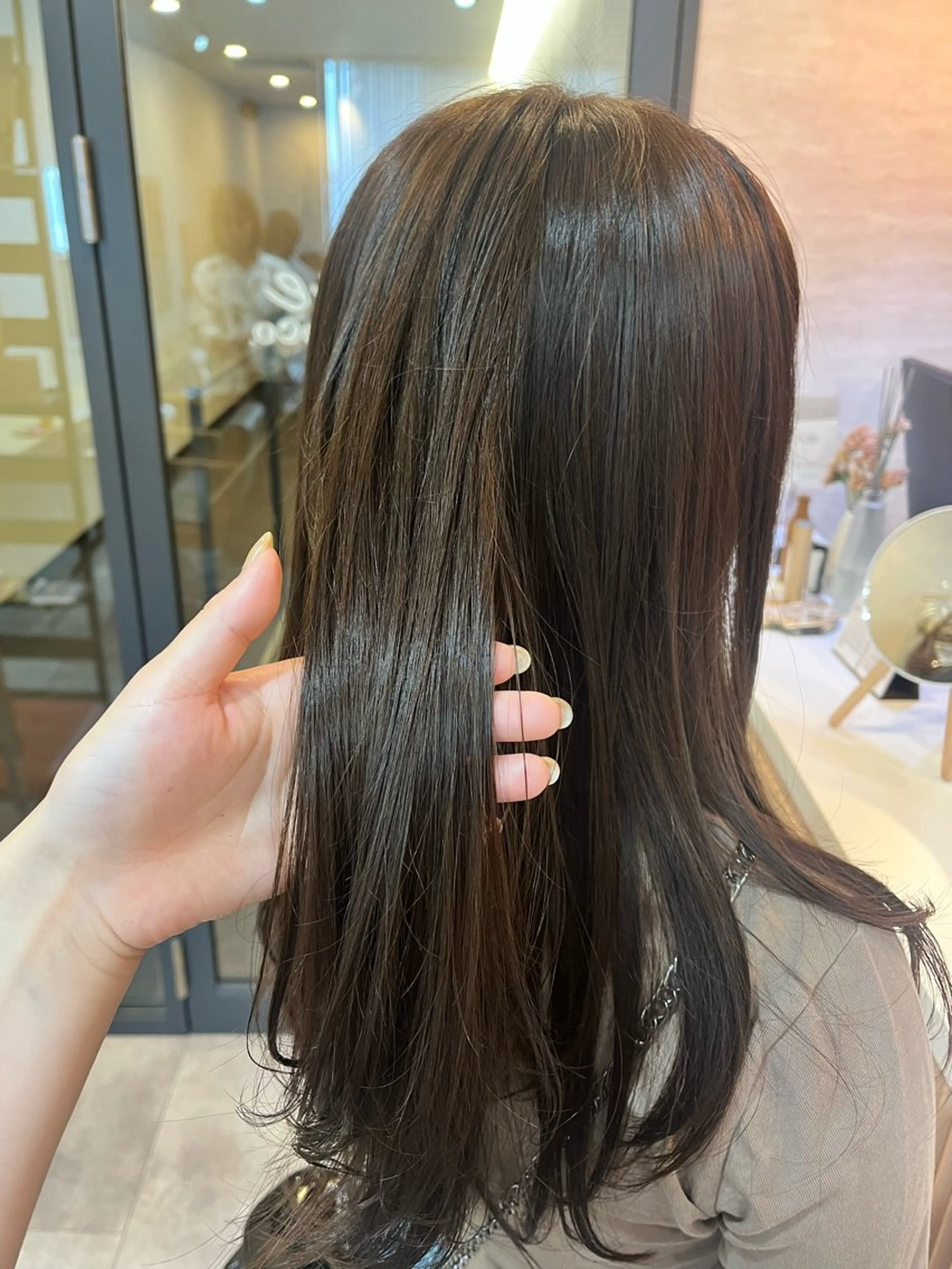 ロング カラー カット ヘアカラー トリートメント レイヤー/暖色/ 髪質改善/永礼芳果のヘアスタイル