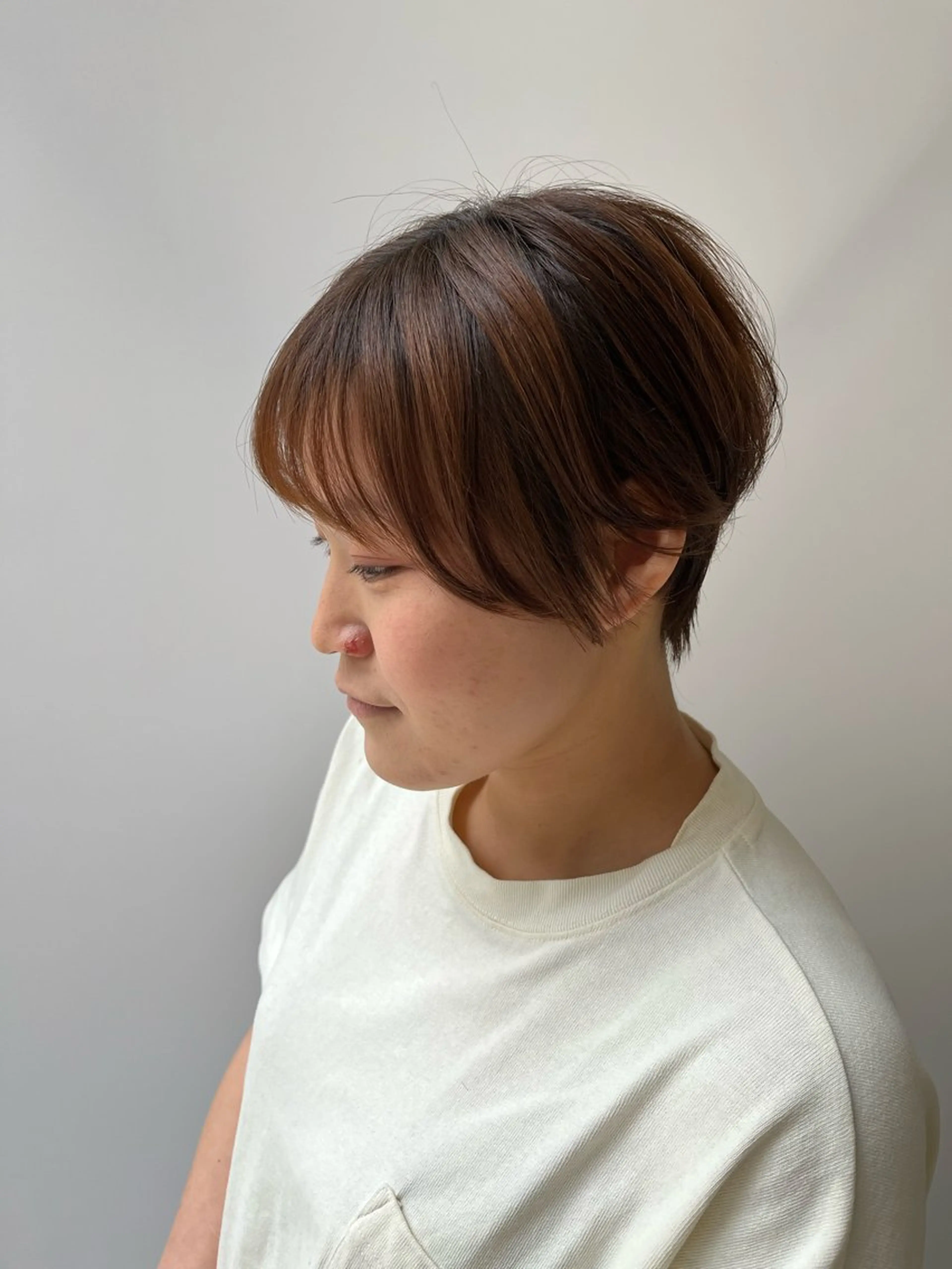 ショート 田中 結月のヘアスタイル