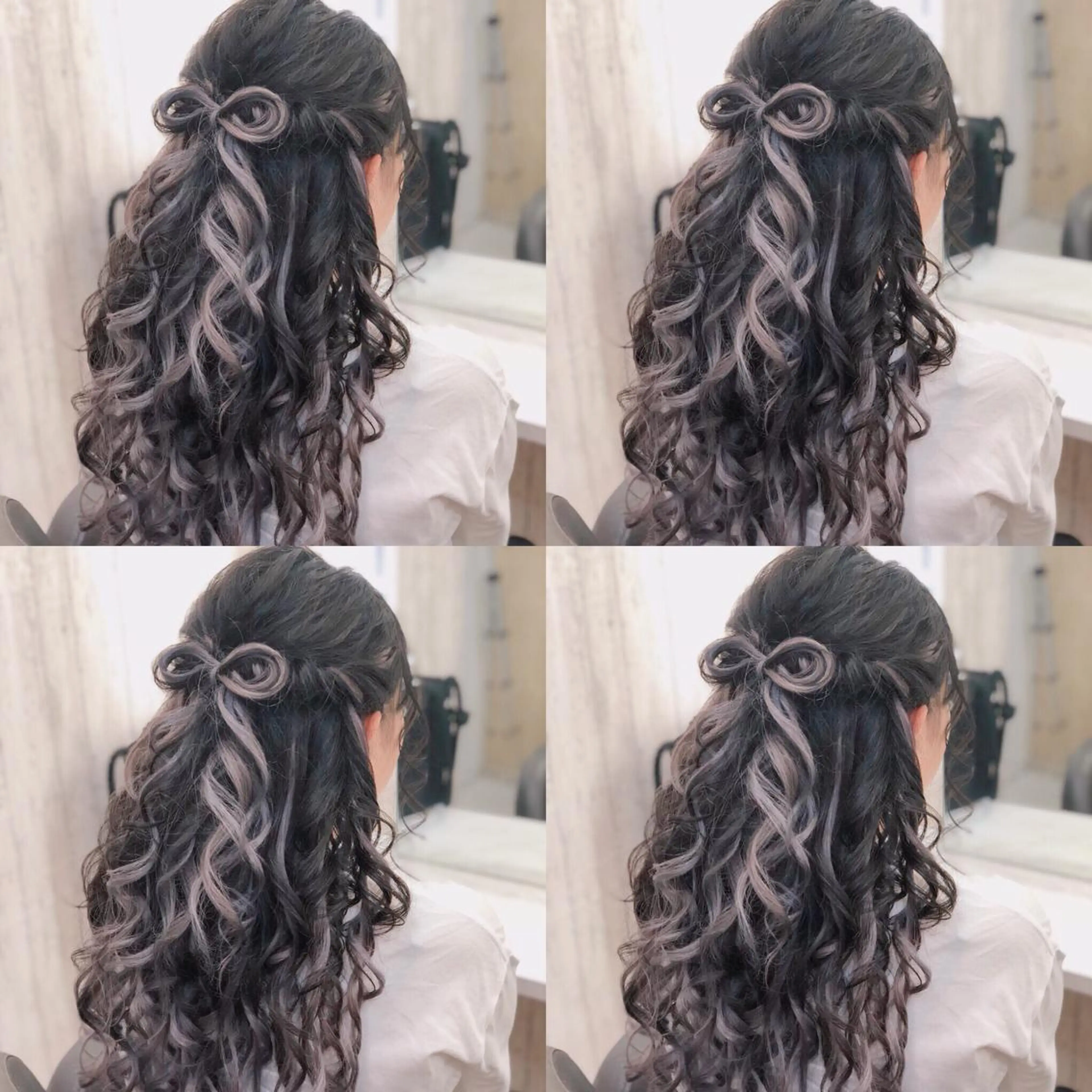 ロング ヘアアレンジ ハーフアップ ヘアセット 🌷MAYU 🌷のヘアスタイル