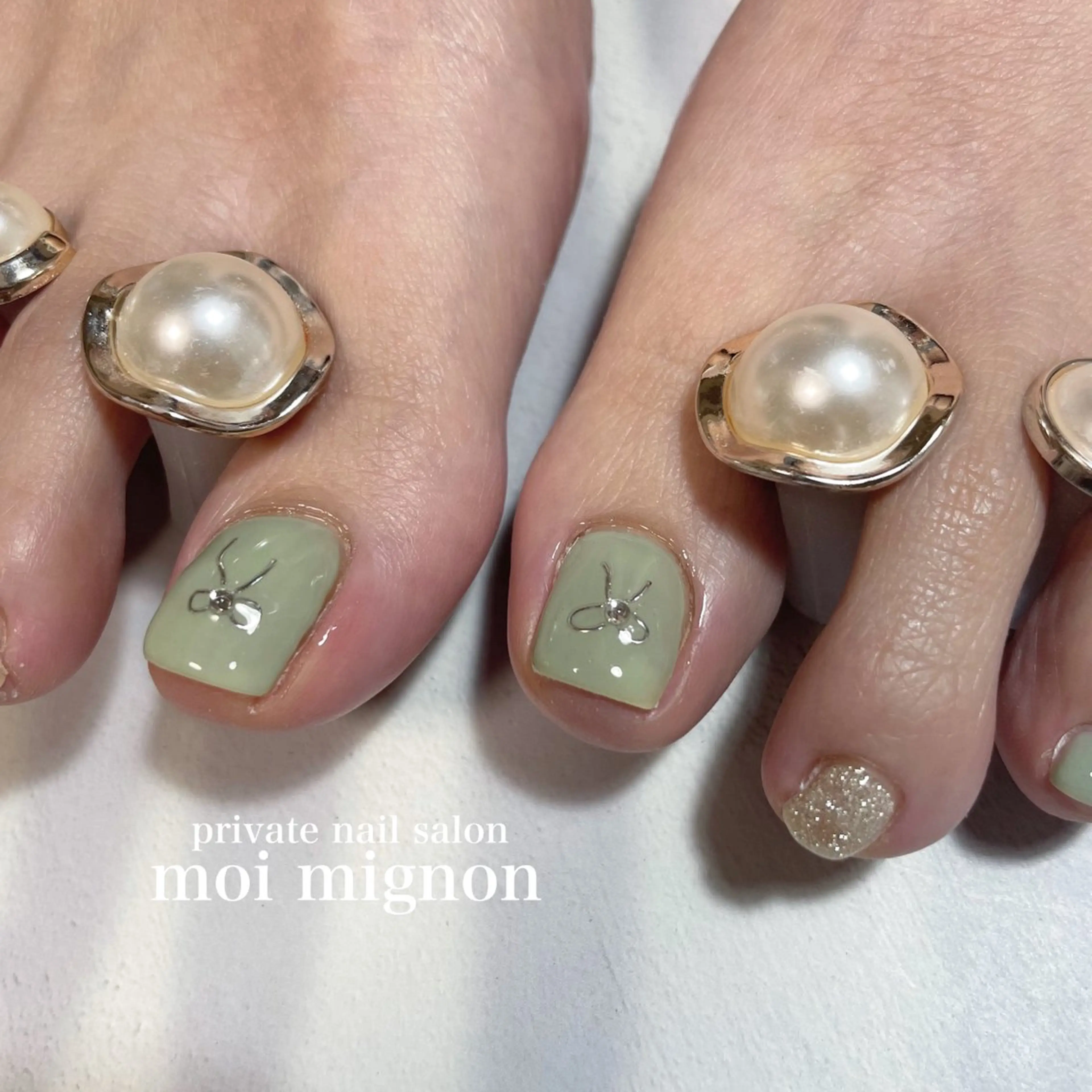 ネイル 持ち込み フットネイル nailist Aki♡のネイルデザイン