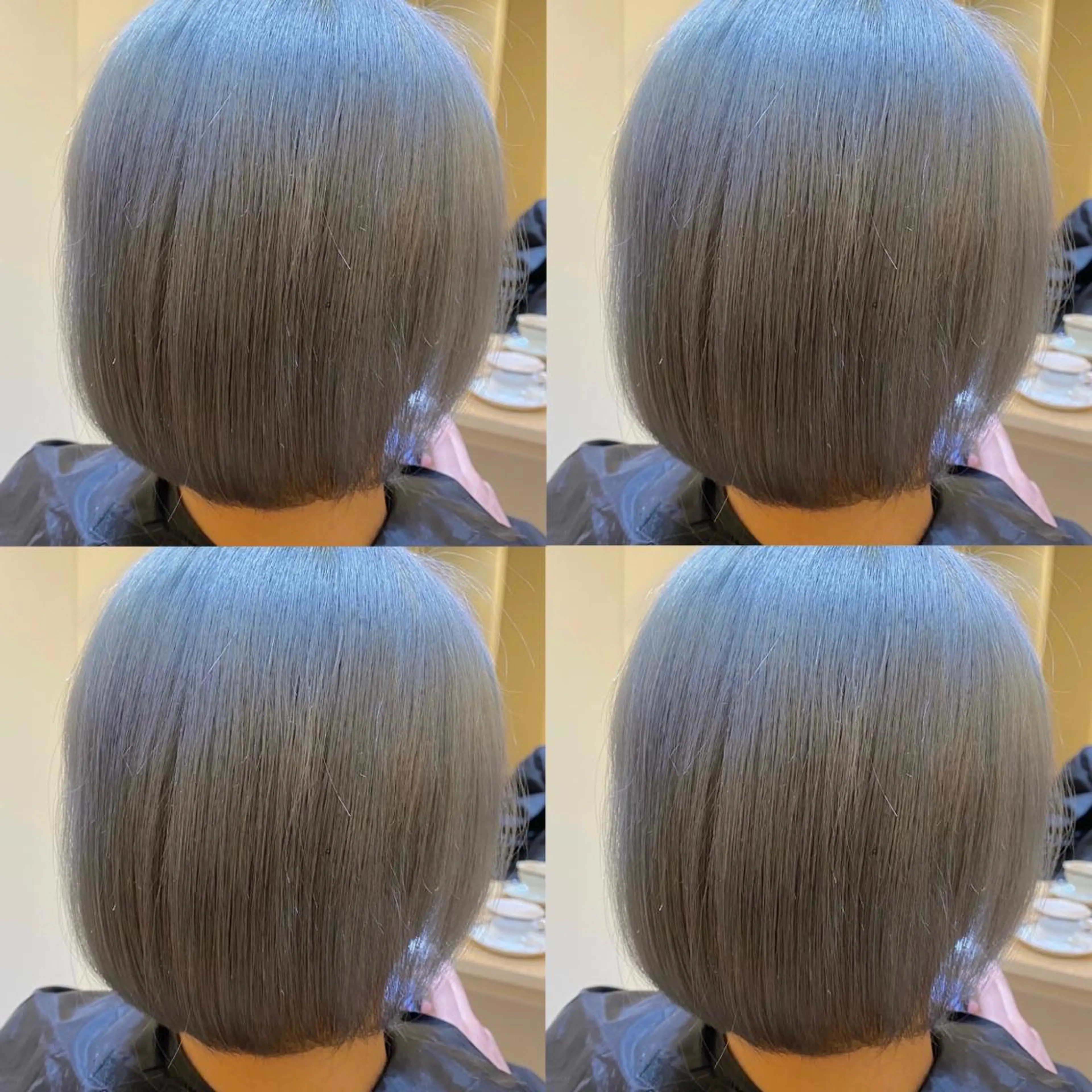 ショート カラー 金島 青のヘアスタイル