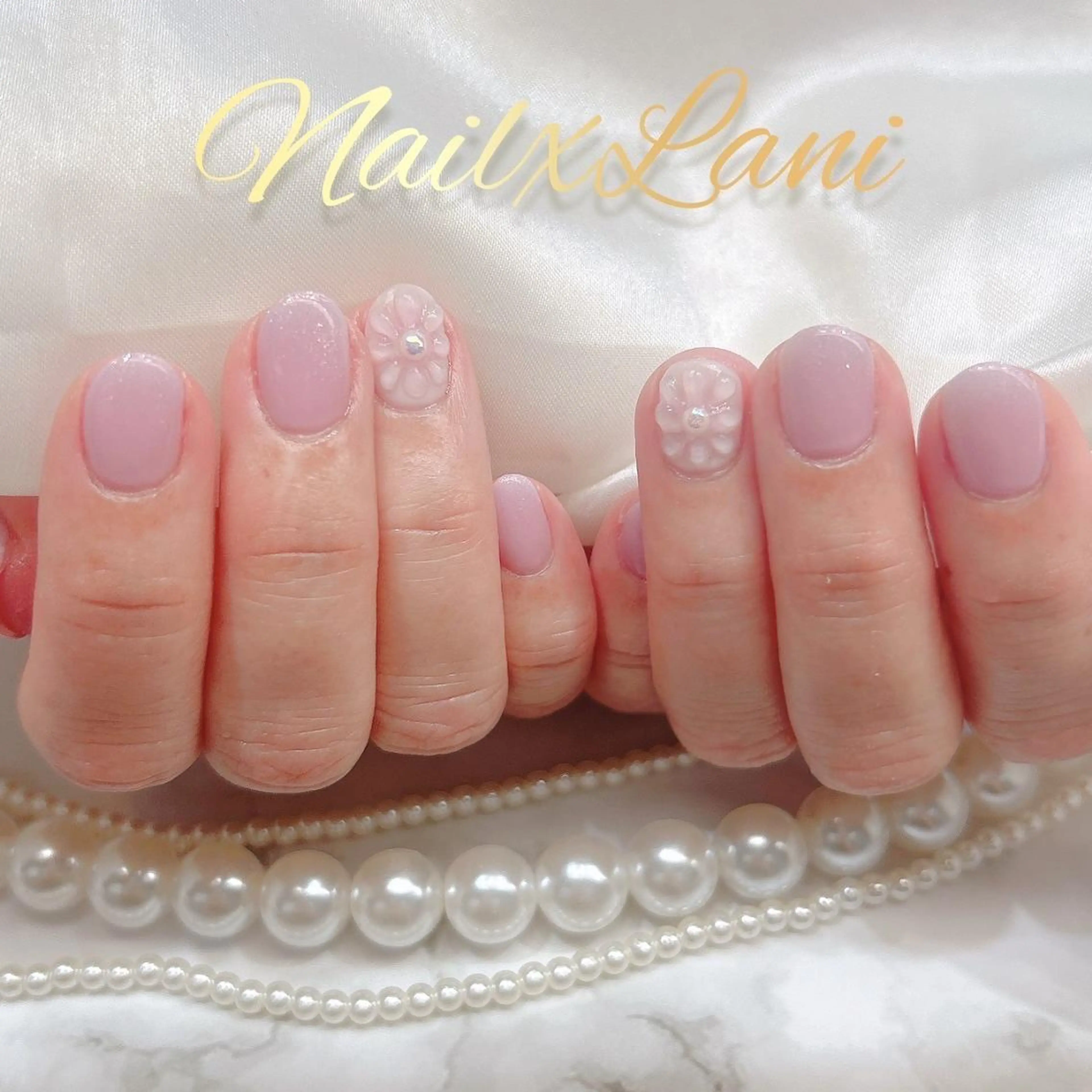 ネイル ネイル クロス ラニ 深爪矯正もお任せのネイルデザイン