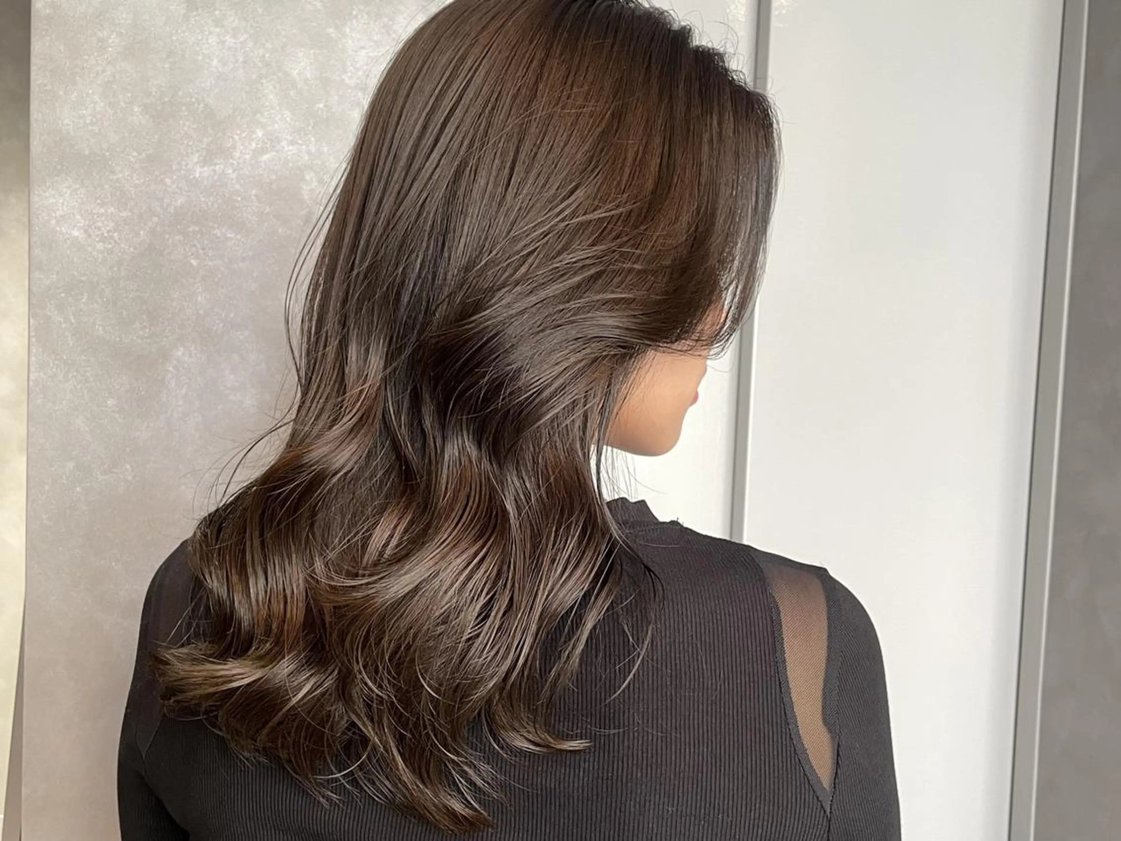 ミディアム 外国人風カラー ハイライト 髪質改善 似合わせカット トリートメント カット ヘアカラー トリートメント BUCKS【天王寺】 バックス【駅30秒】のヘアスタイル