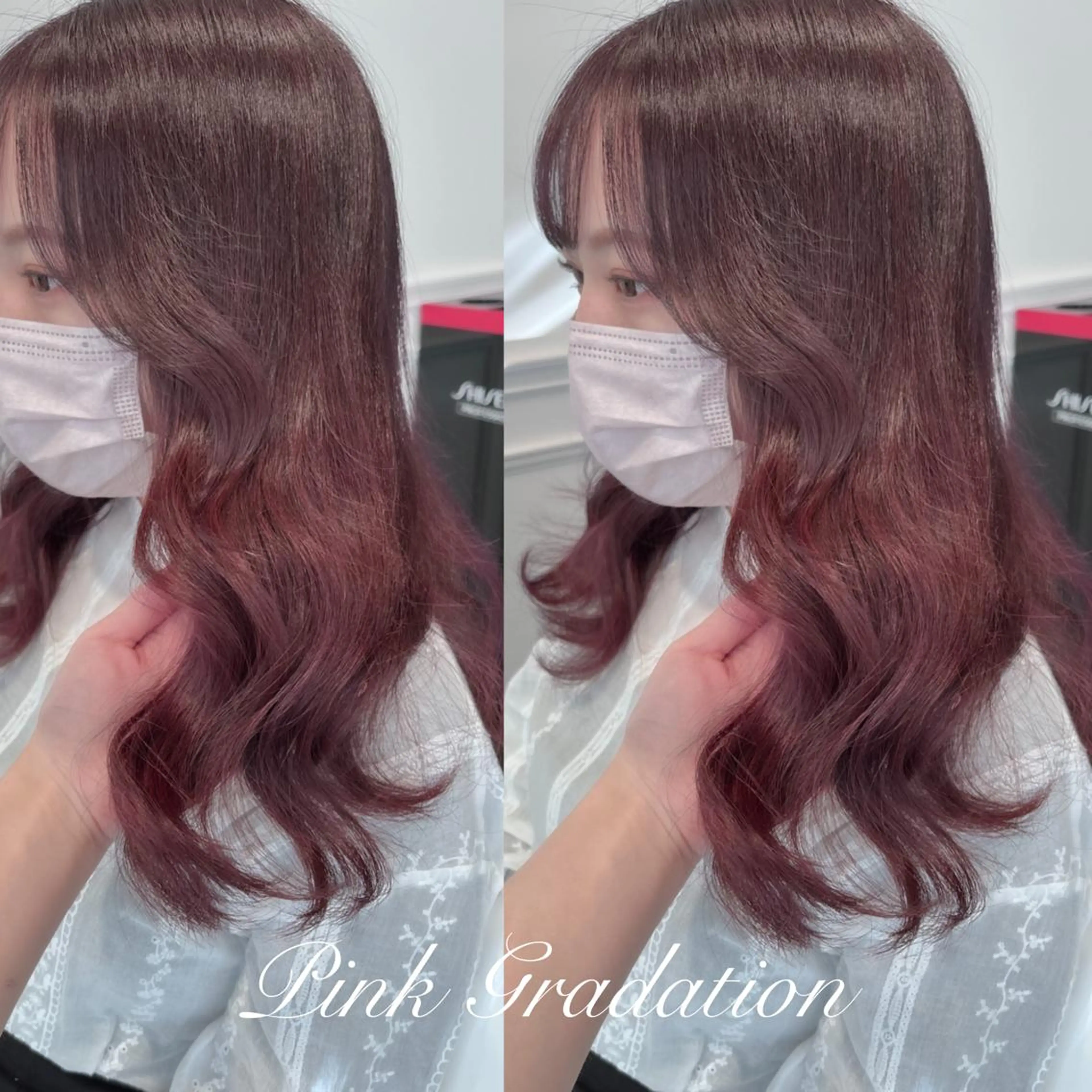 セミロング カラー ブリーチ ヘアカラー LOTTA CUCCI所属・miyu /トレンド カラー×艶髪のヘアスタイル