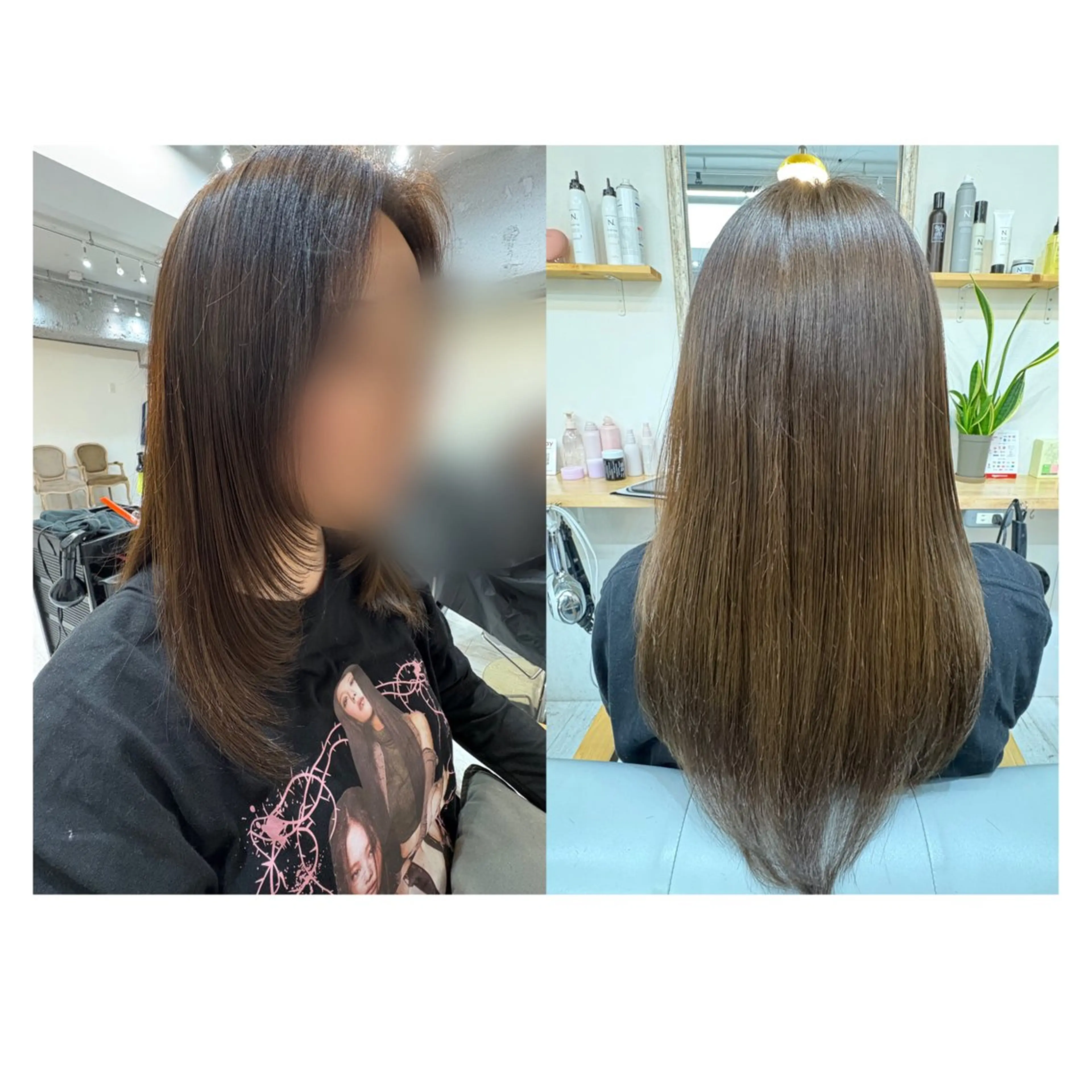 ロング カット ヘアカラー トリートメント レイヤーカット・ 縮毛矯正 星野のヘアスタイル