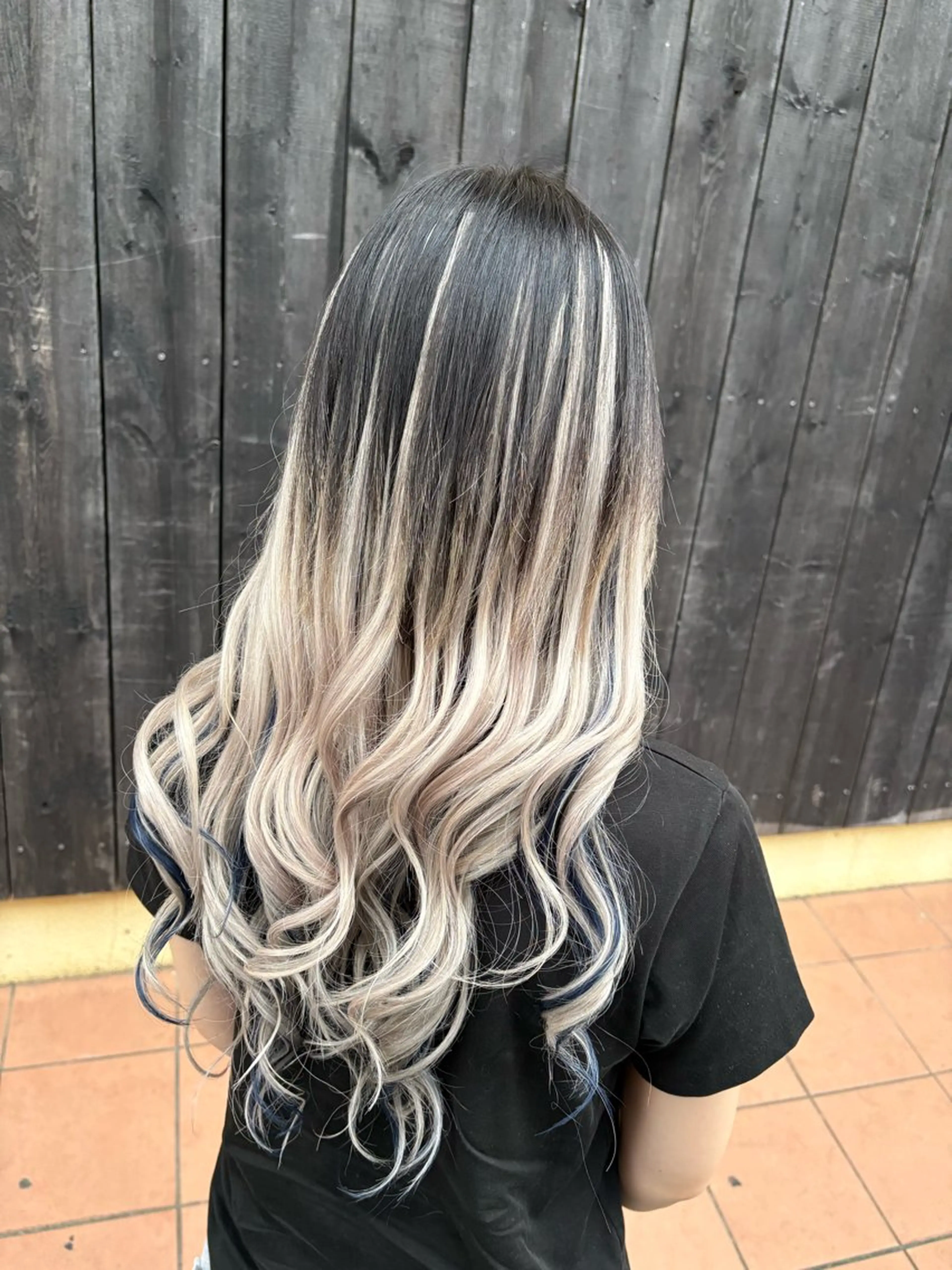 ワンカラー+シールエクステ80枚の写真