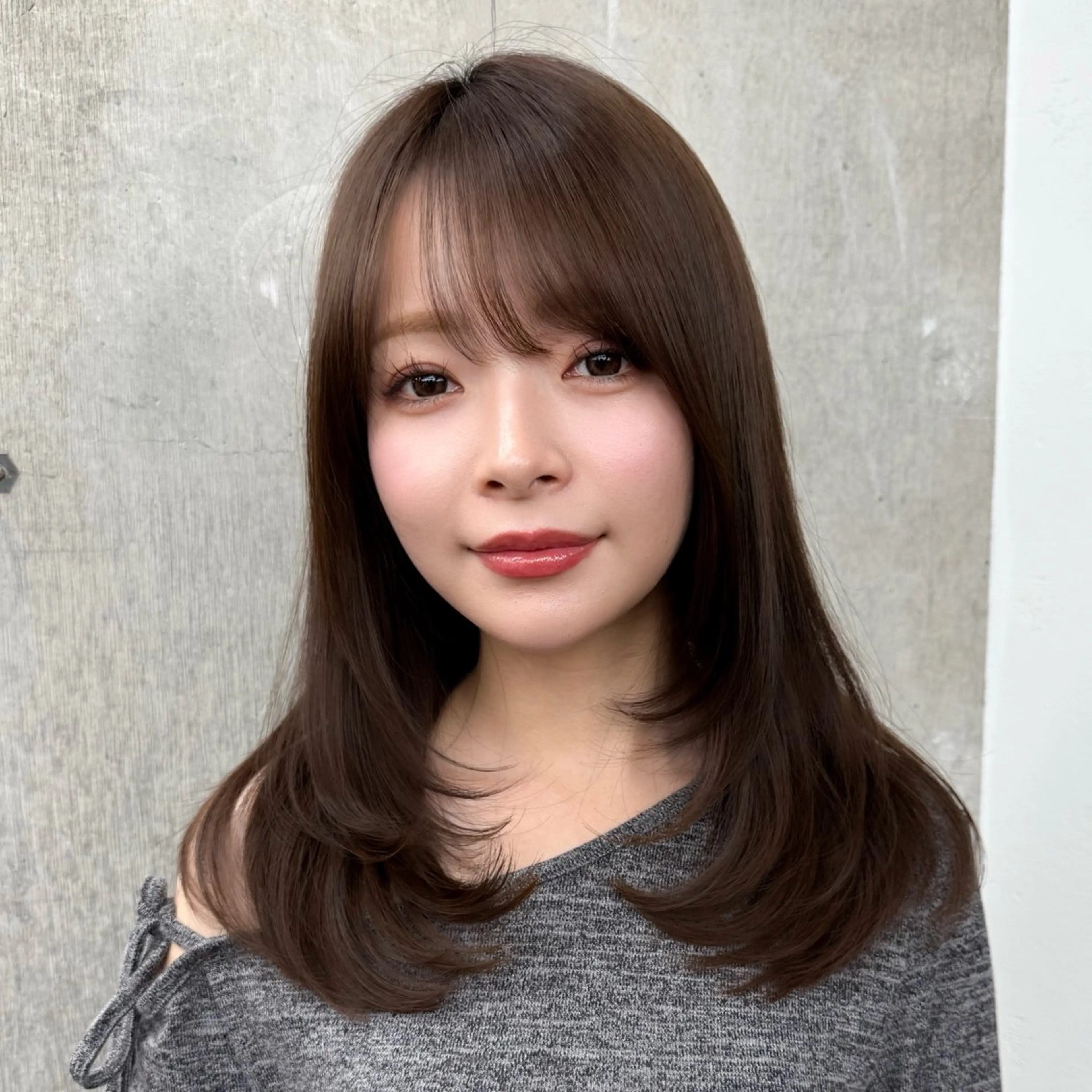 ミディアム カラー 柔らかいレイヤー🌿 大人ヘア/みっきーのヘアスタイル