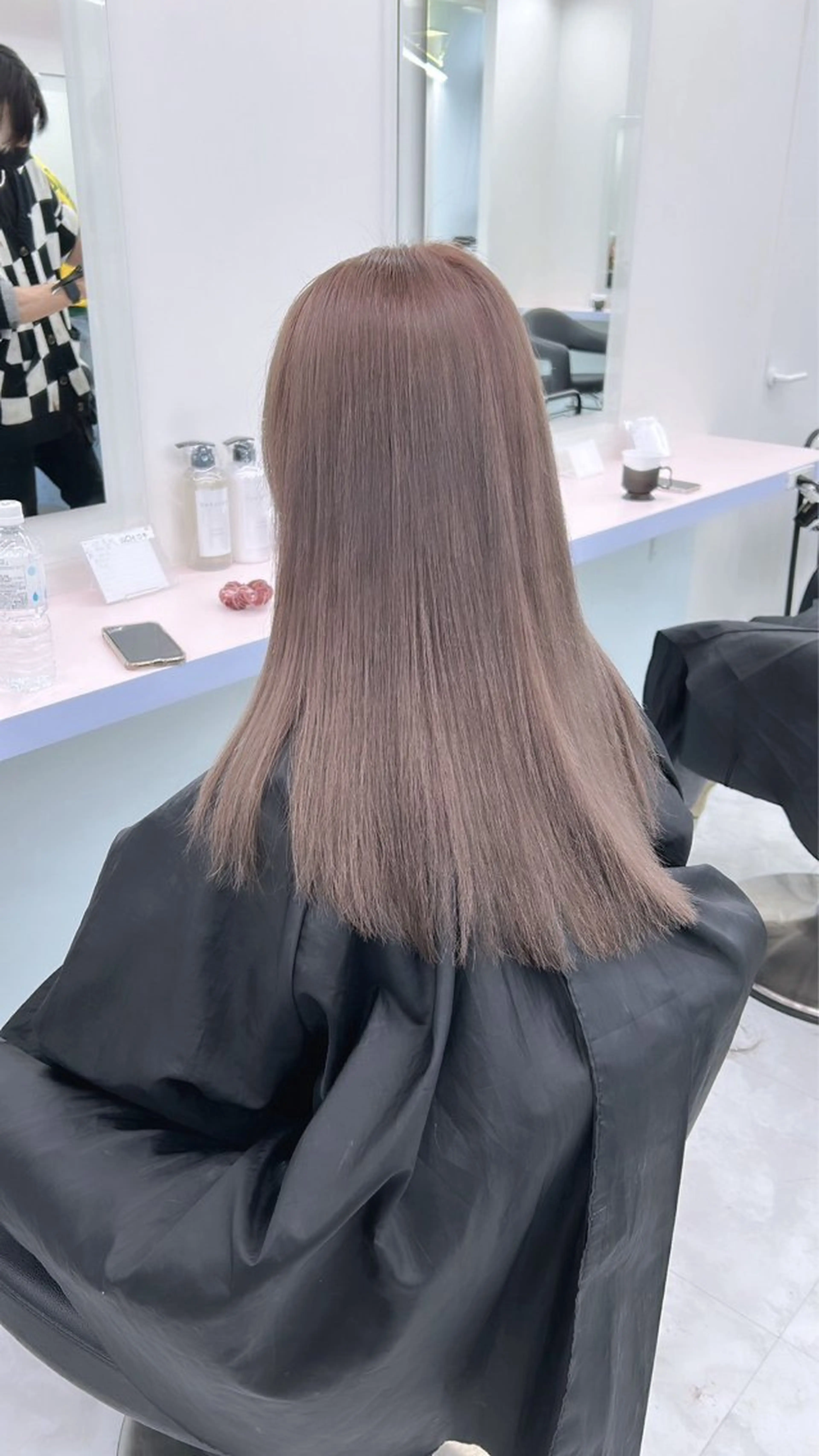 【人気No.2✨】ケアブリーチ付きダブルカラー+髪質改善+カットの写真