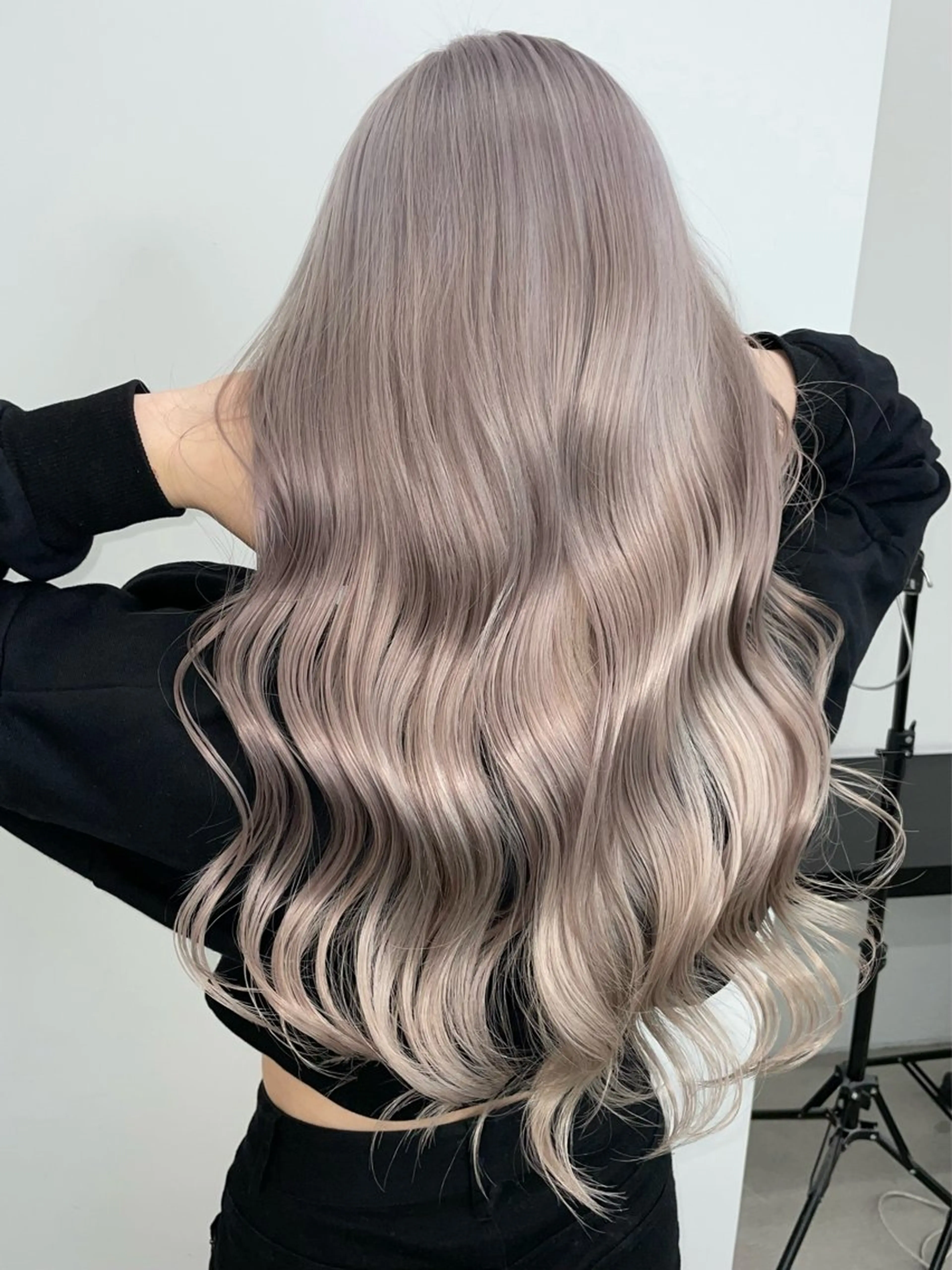 カラー ブリーチ ケアブリーチ 田中 莉香のヘアスタイル