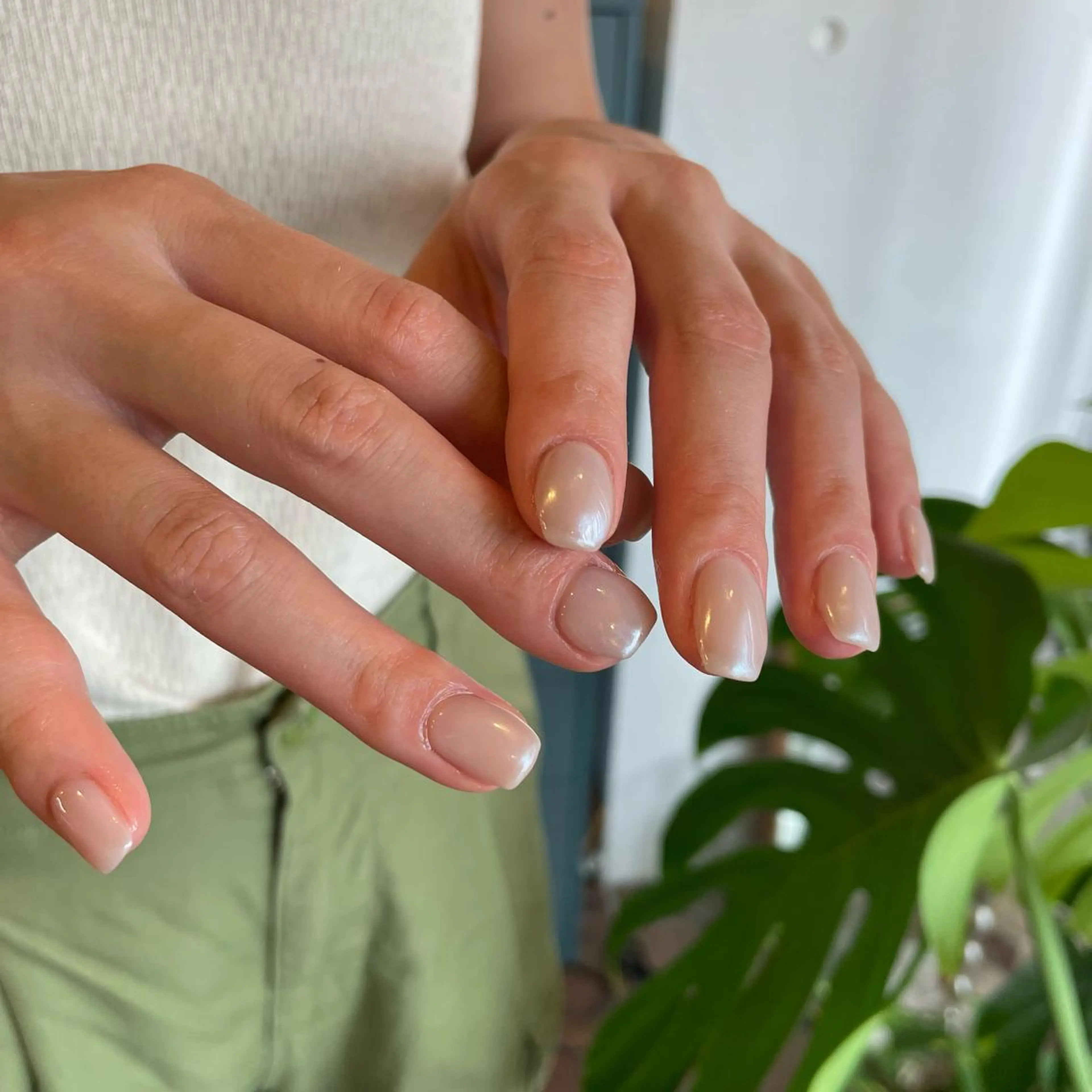 ネイル ミラーネイル ホワイト twoo______ miyuのネイルデザイン