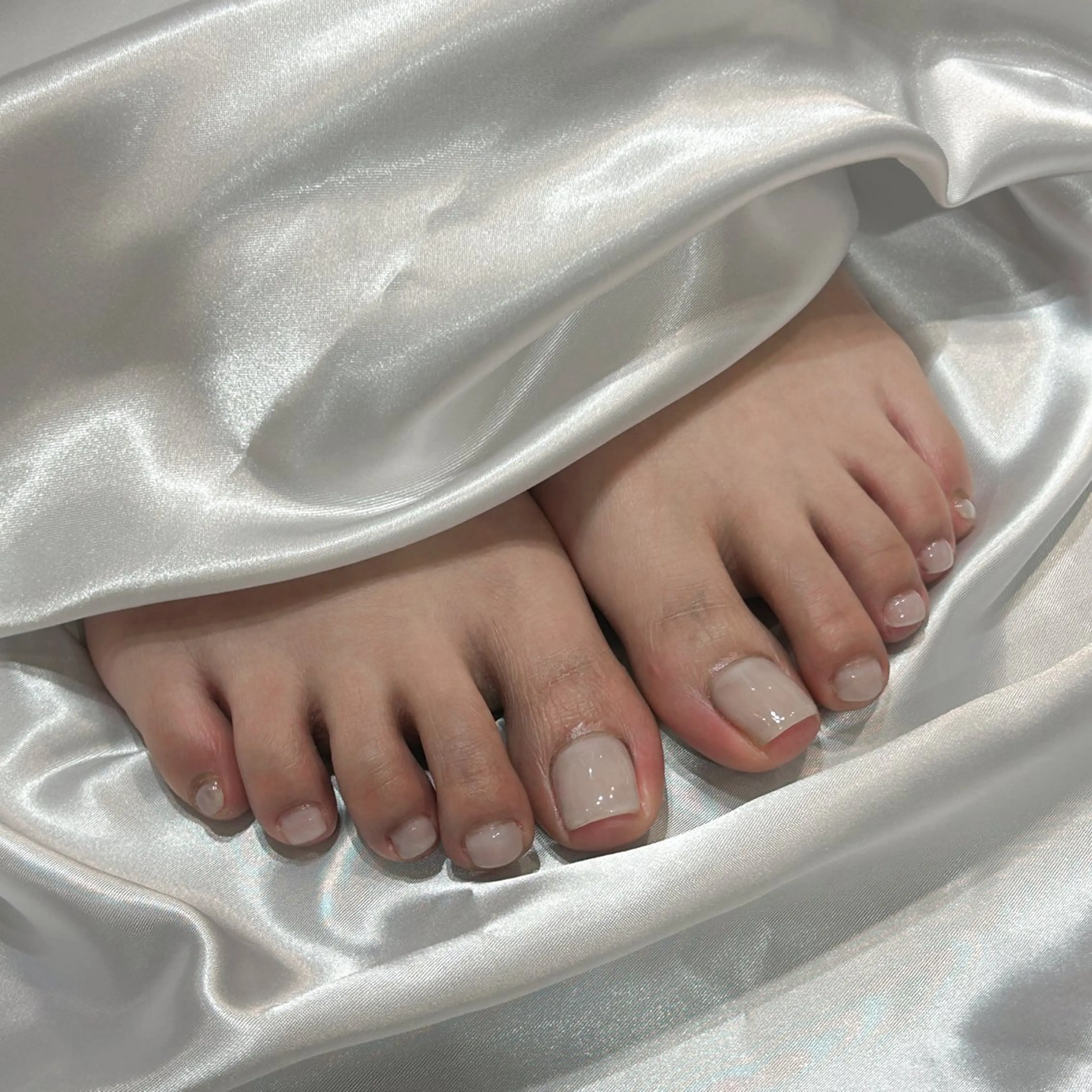 ネイル フットネイル ワンカラーネイル sayuri ໒꒱のネイルデザイン