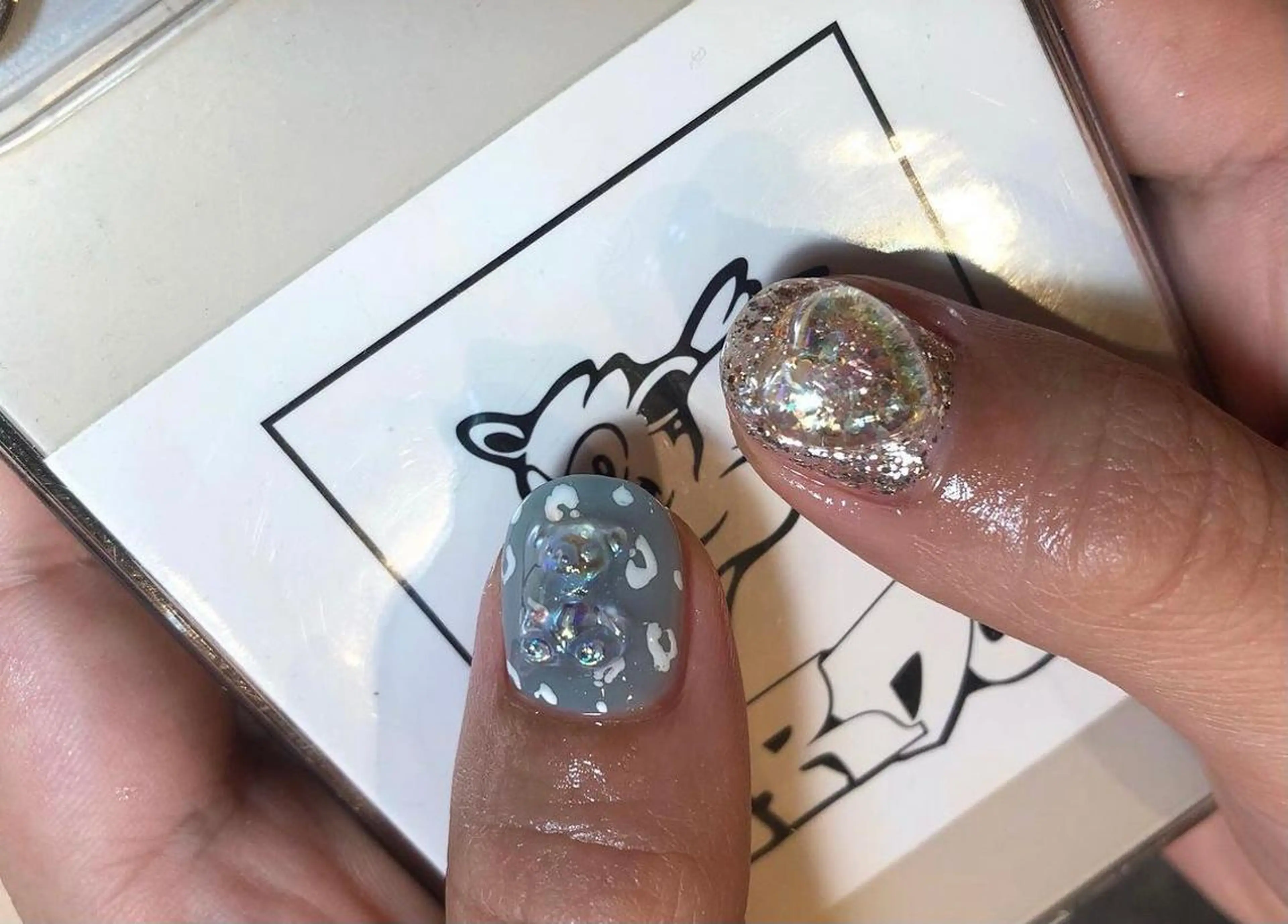 ネイル パラあり！フィルイン 美フォルムのネイルデザイン