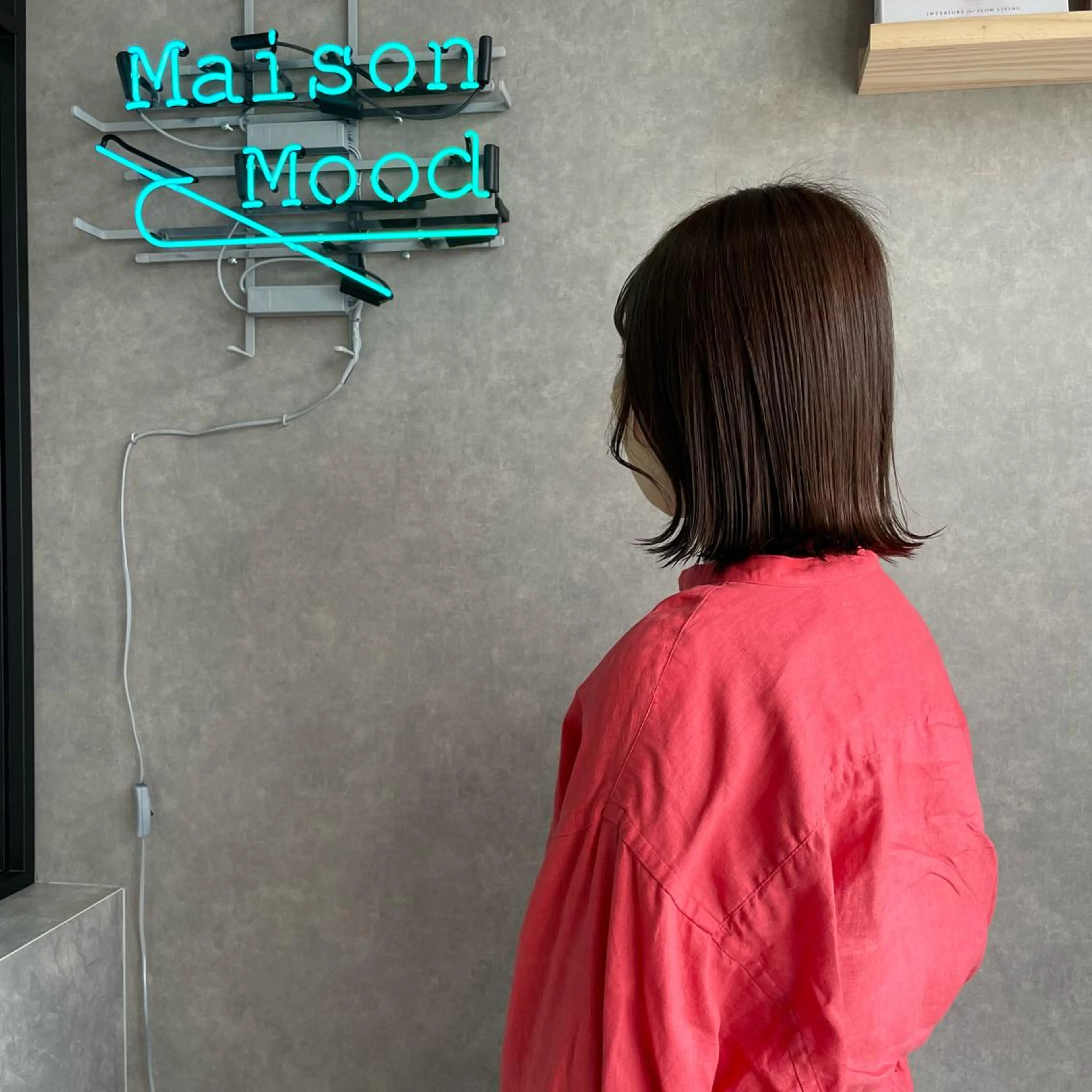 ミディアム カラー はちすか るかのヘアスタイル