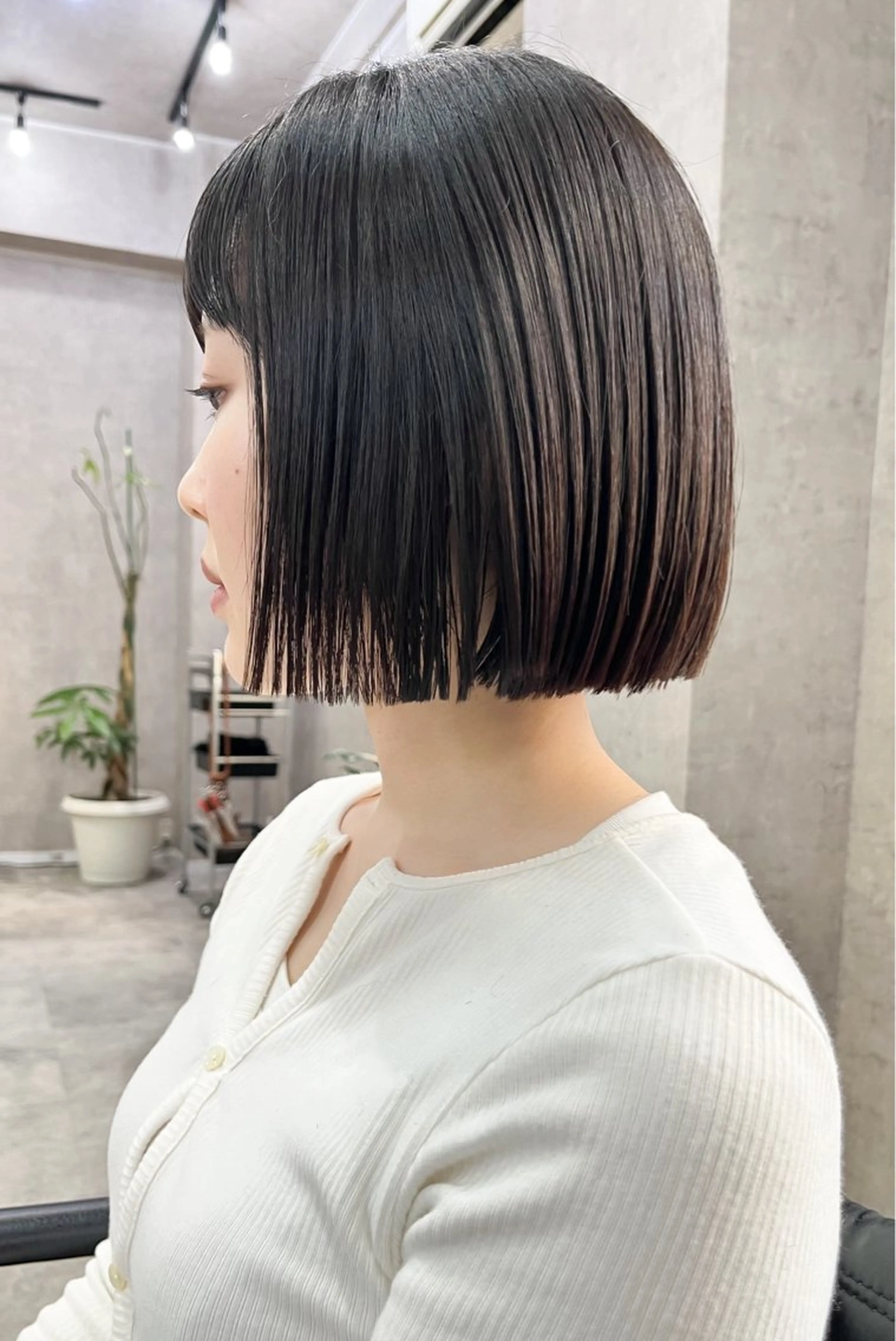 ショート カット 縮毛矯正 ボブ×縮毛矯正 ryotaのヘアスタイル