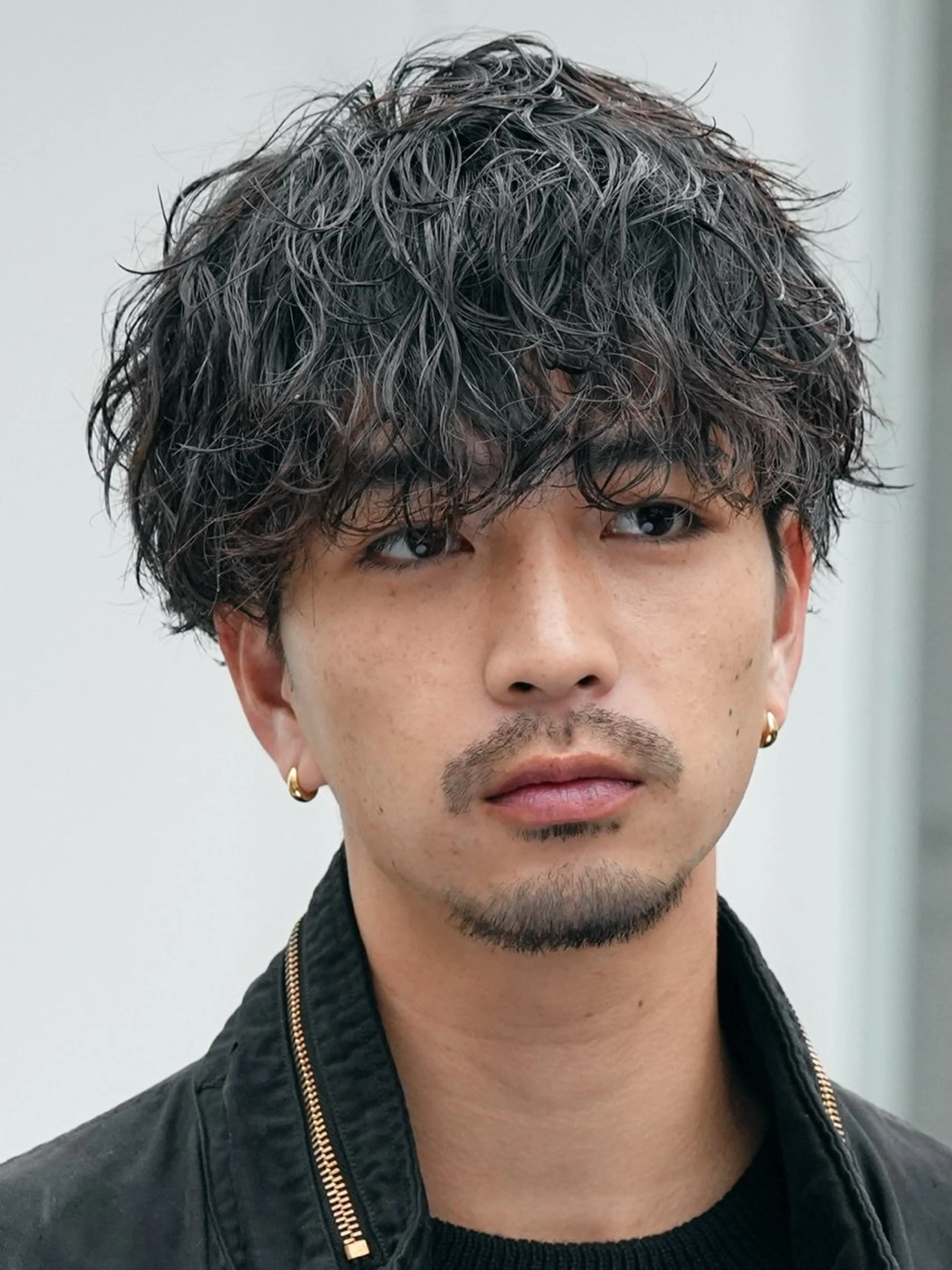 メンズ フェザーパーマ マッシュ メンズパーマ 学生（メンズ向け） メンズツイストパーマ fifth men's原宿所属・fifth/原宿/ シャドウパーマ/カズのヘアスタイル