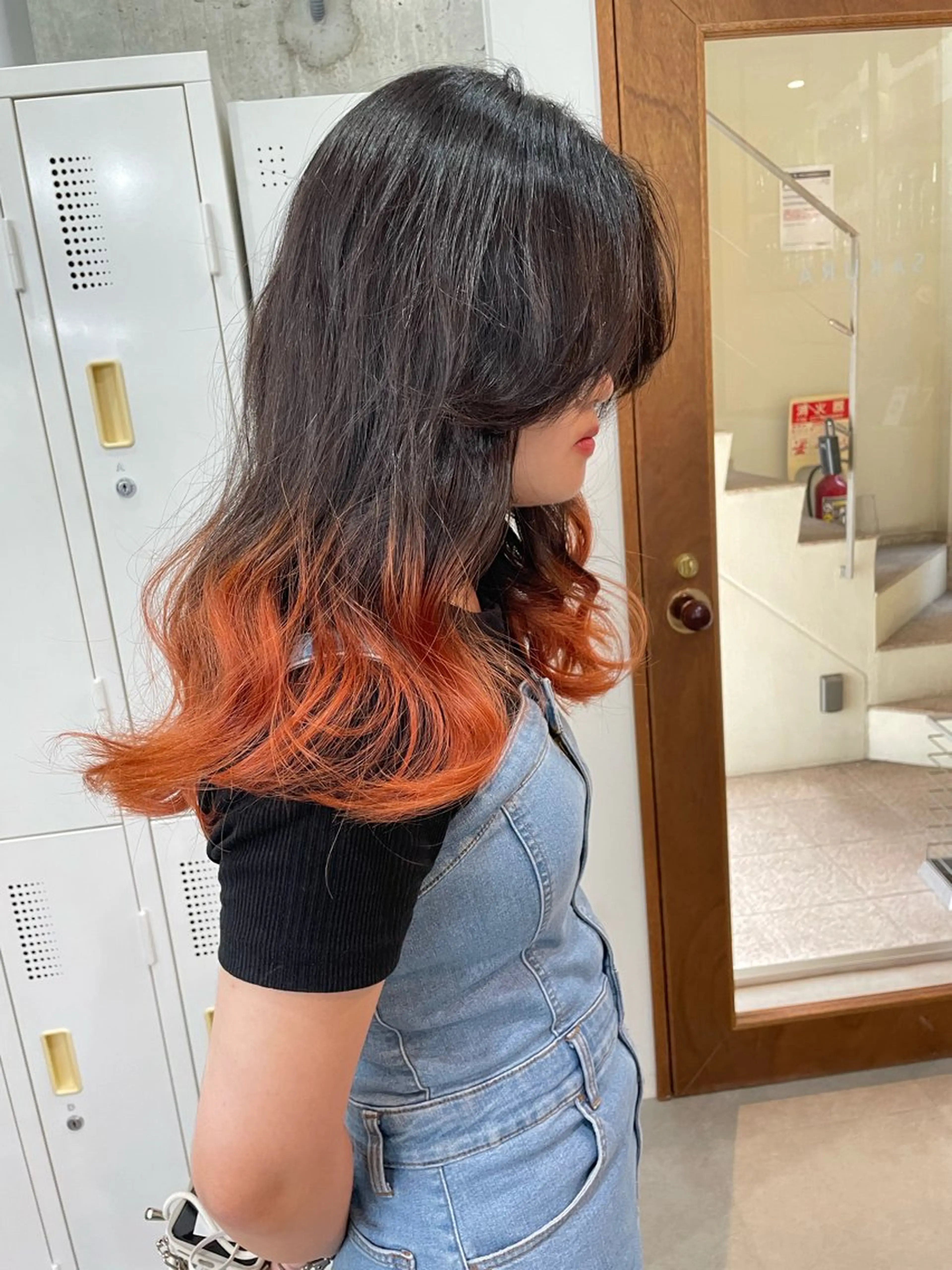 ロング カット ヘアカラー トリートメント 横山 奈央のヘアスタイル