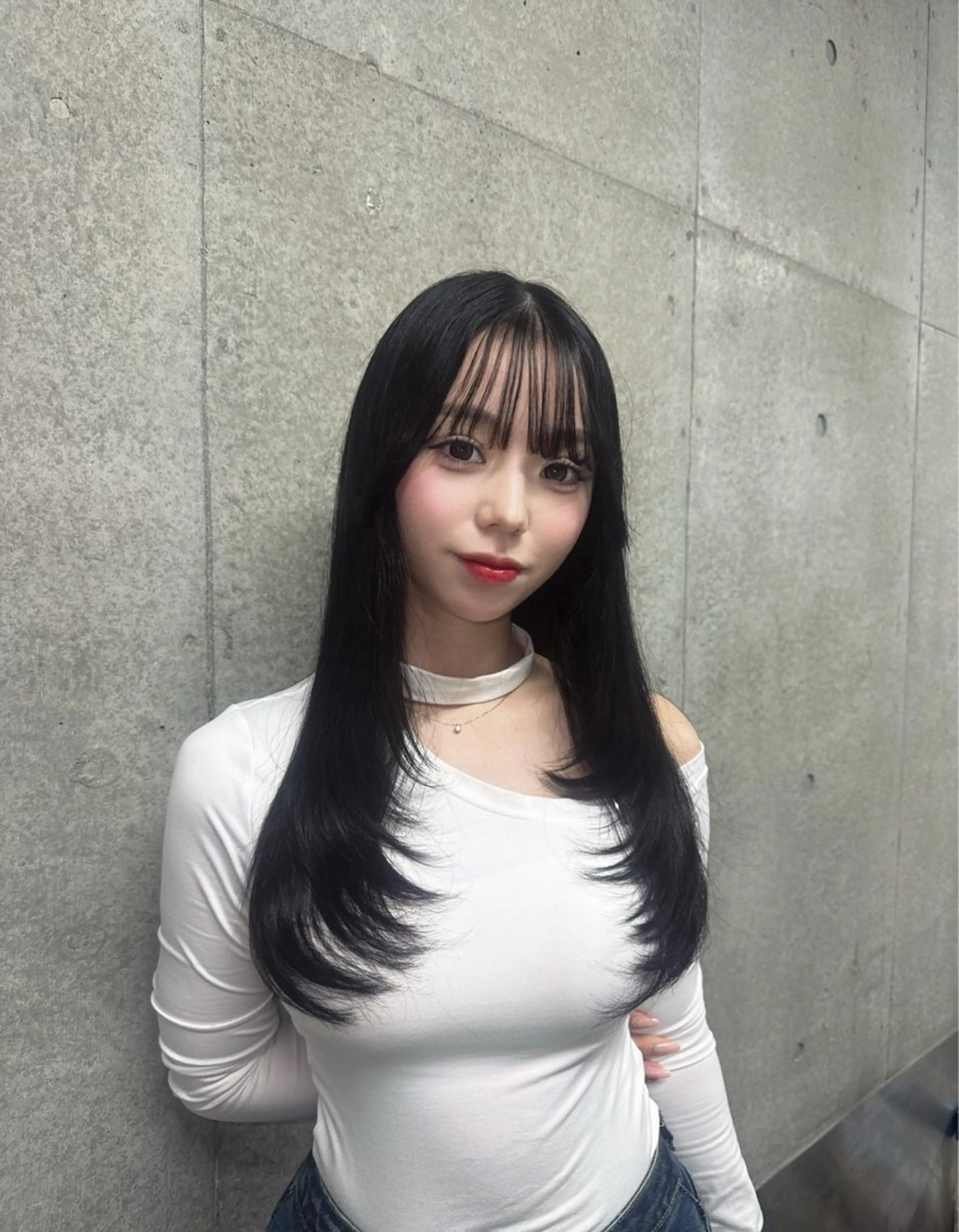 ロング トリートメント 髪質改善/透明感ヘア にちか🐰のヘアスタイル