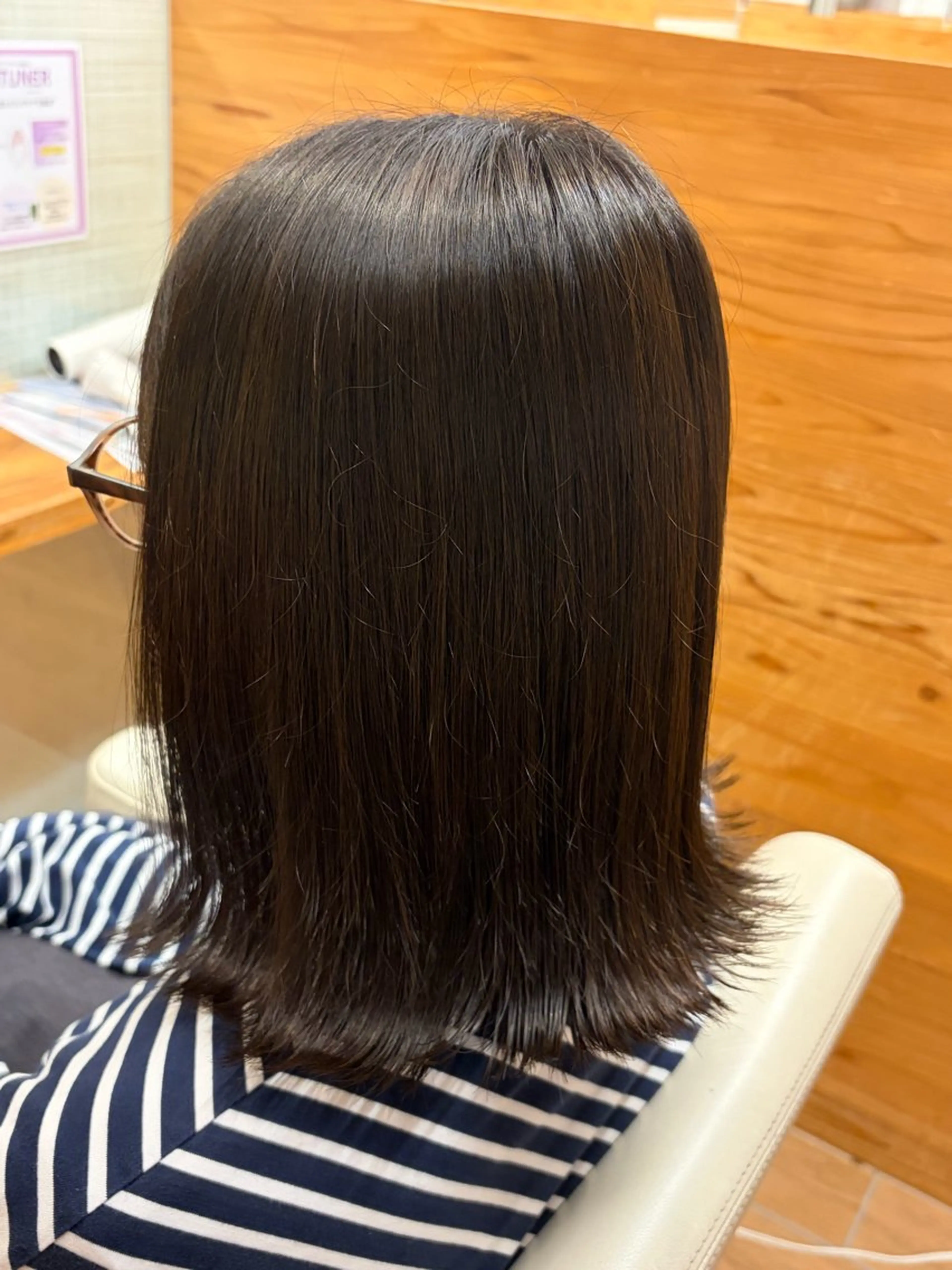 カラー グレージュ オリーブグレージュ オリーブグレー 佐藤 心優のヘアスタイル